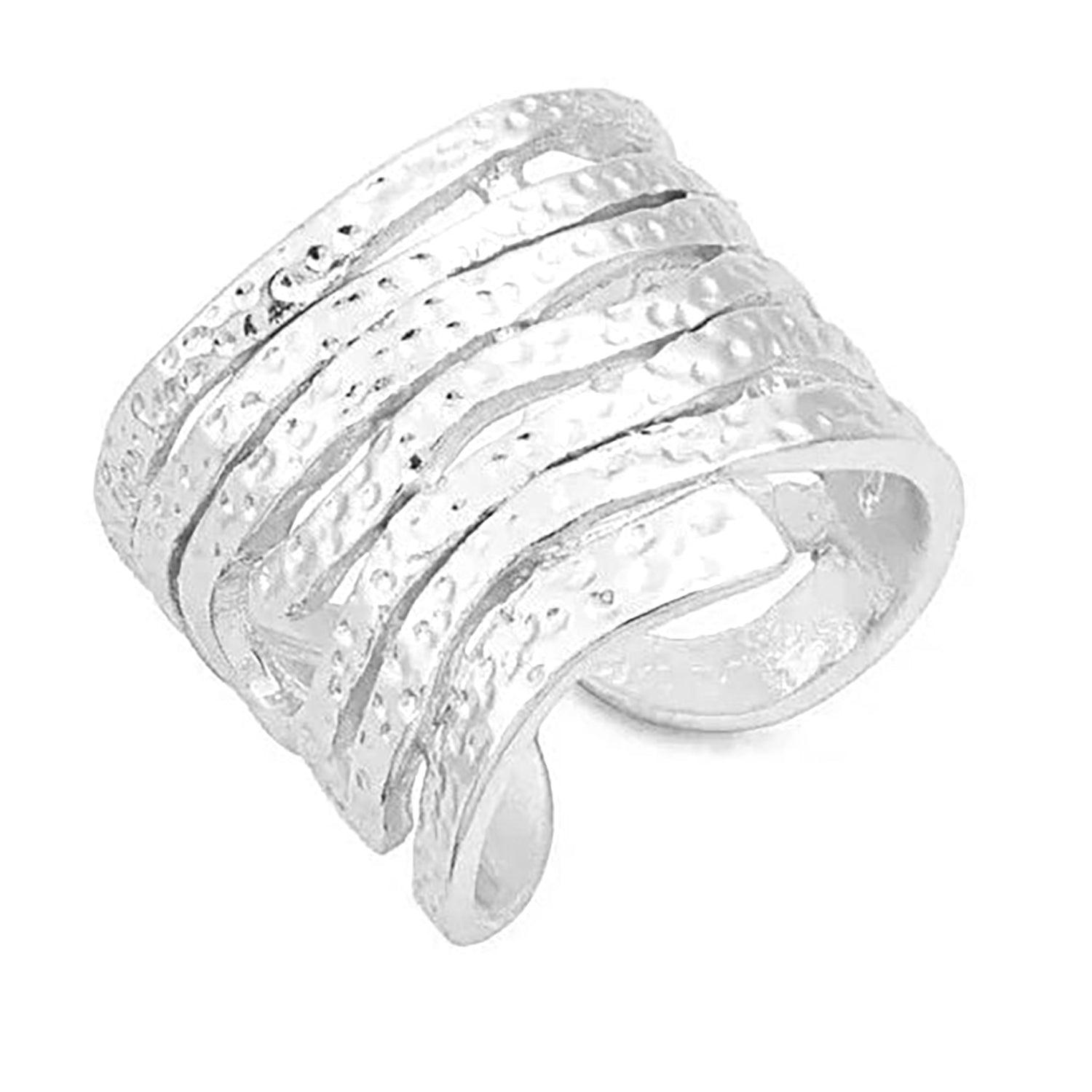 R52102 Bague Tourbillonnante - Karine Sultan - Créations Uniques