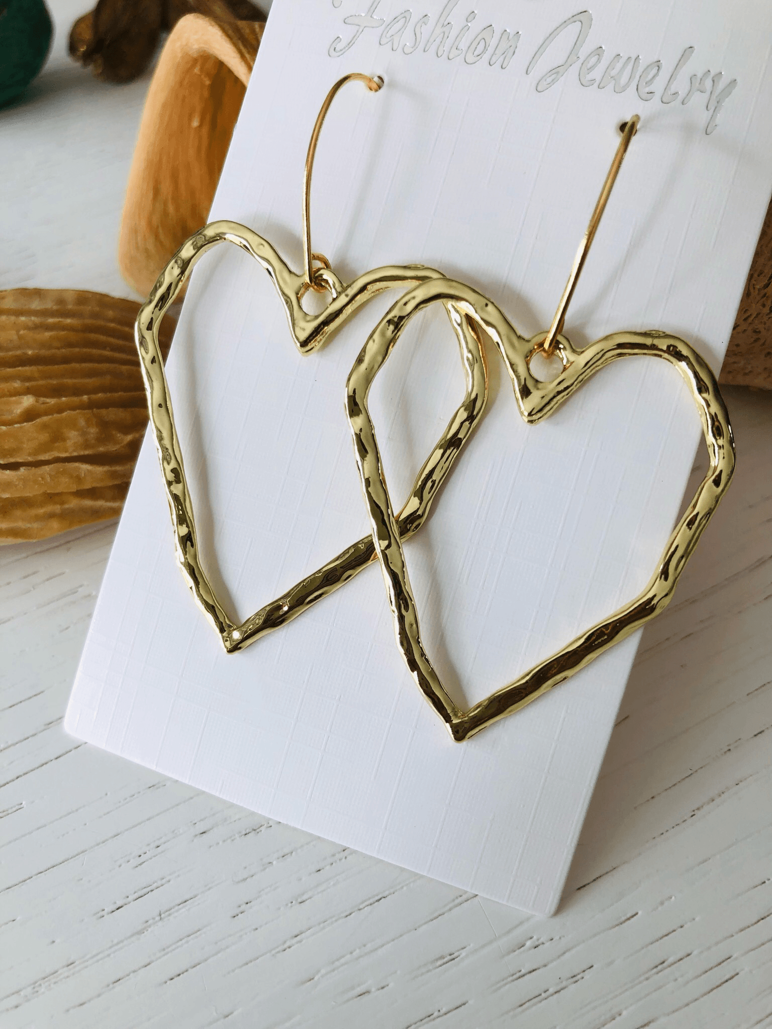 Boucles d’oreilles VANILLE - Créations Uniques