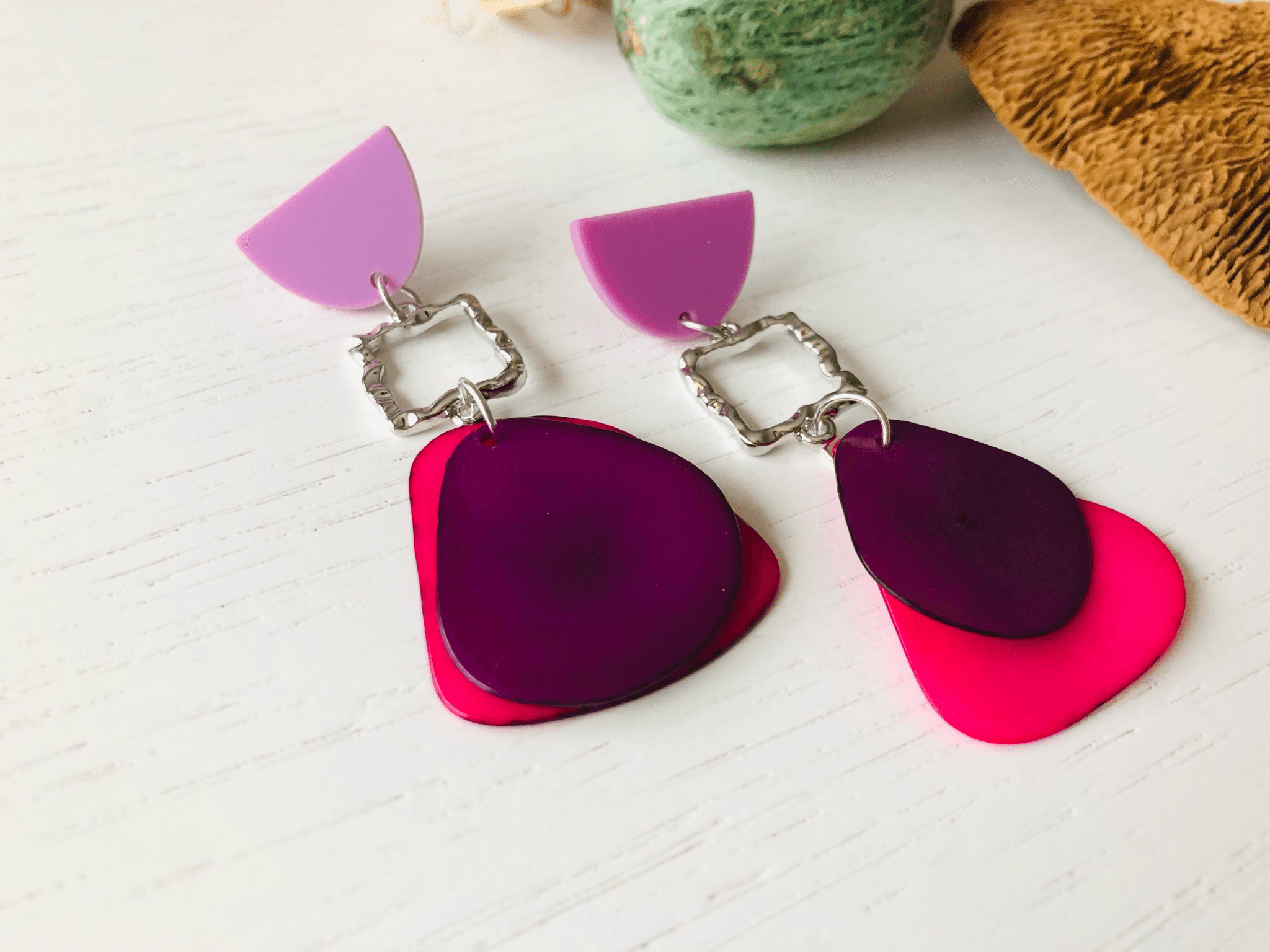 Boucles d’oreilles MAYA - Créations Uniques