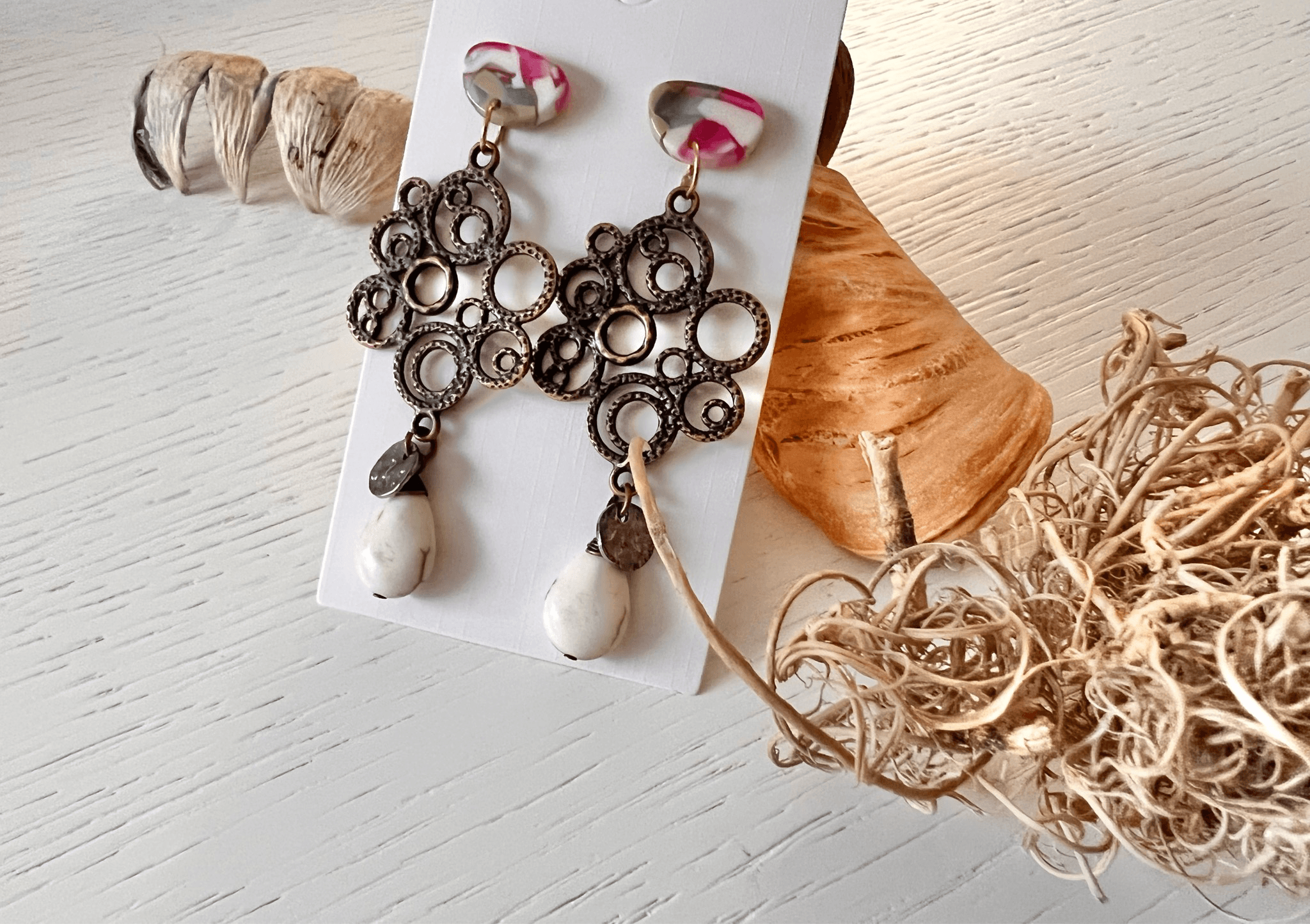 Boucles d’oreilles ALICE - Créations Uniques - Créations Uniques