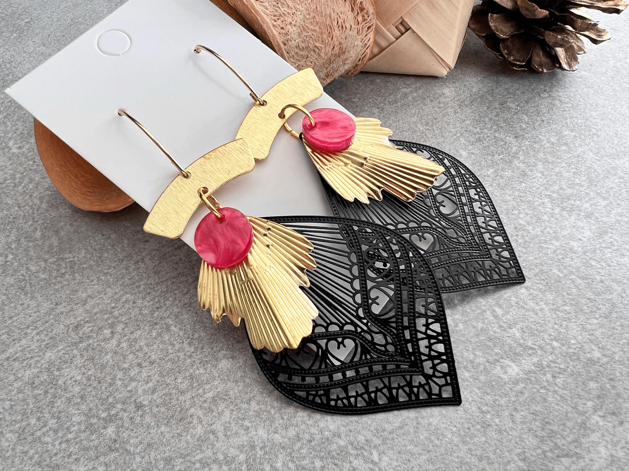 Boucles d’oreilles LUCINDA - Créations Uniques