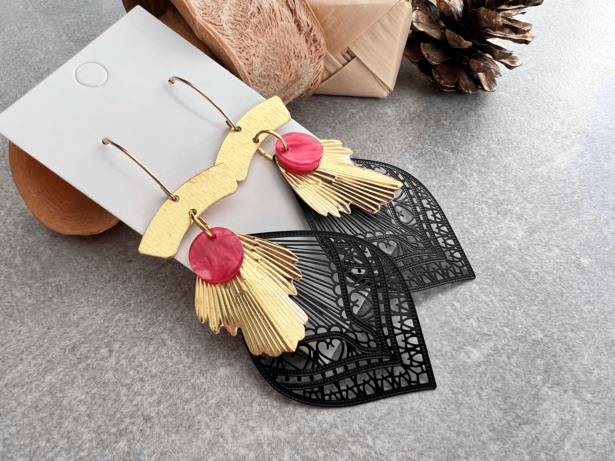 Boucles d’oreilles LUCINDA - Créations Uniques