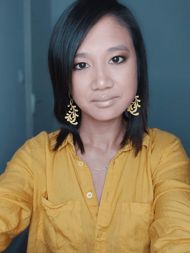 Boucles d’oreilles NINON feuillage jaune - Créations Uniques - Créations Uniques