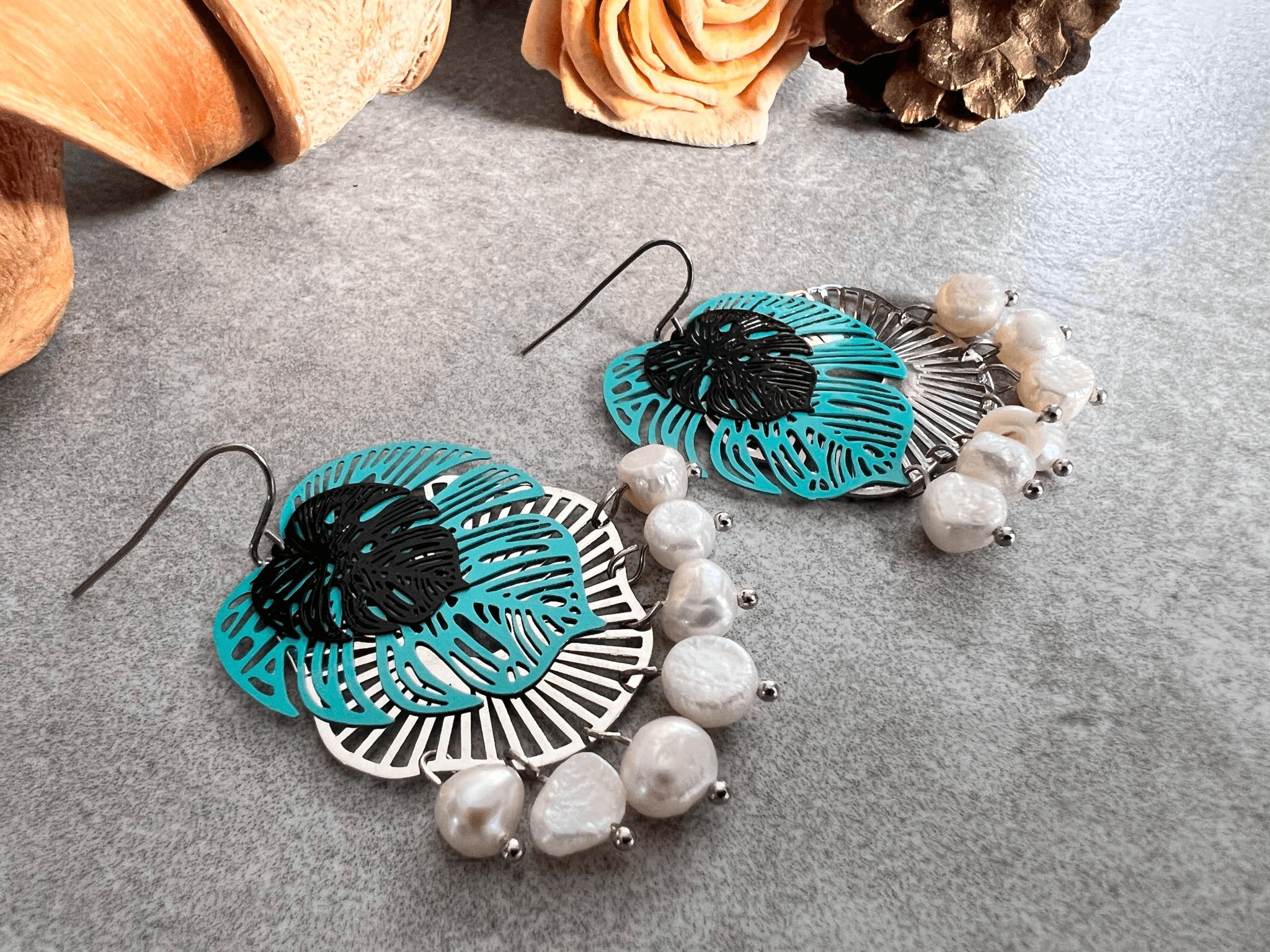 Boucles d’oreilles IRIS - Créations Uniques