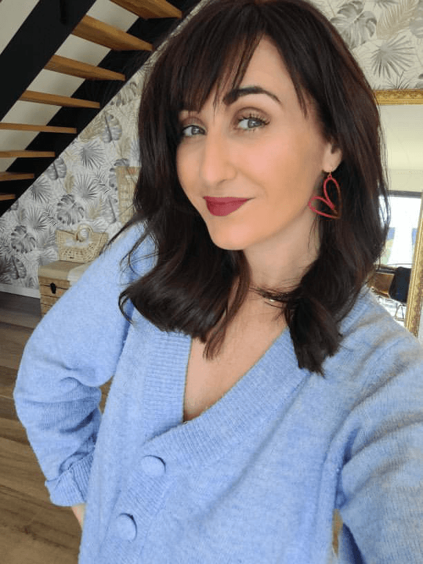 Boucles d’oreilles CALLIE cœurs rouges - Créations Uniques - Créations Uniques