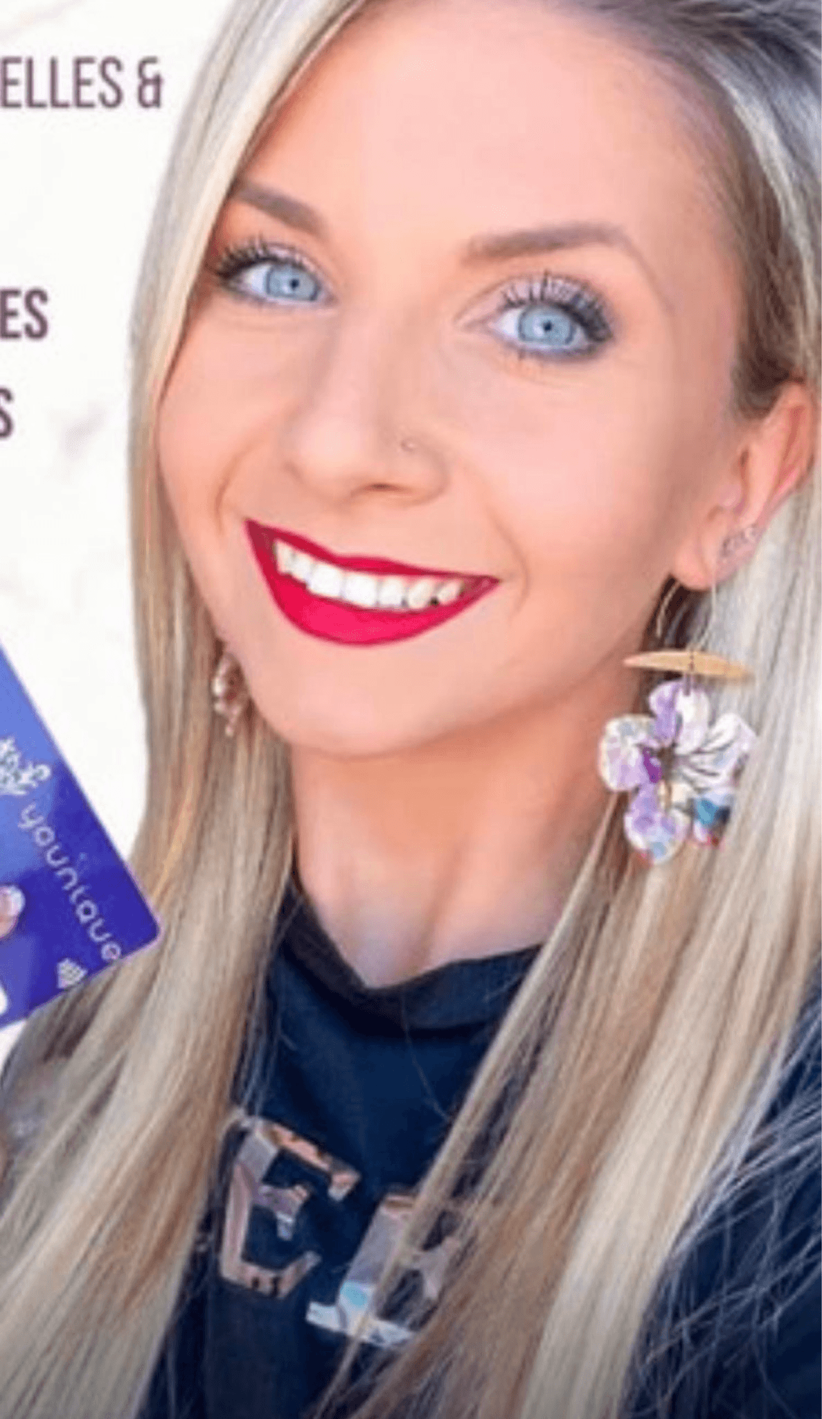 Boucles d’oreilles ABYGAELLE fleurs résine multicolores - Créations Uniques - Créations Uniques