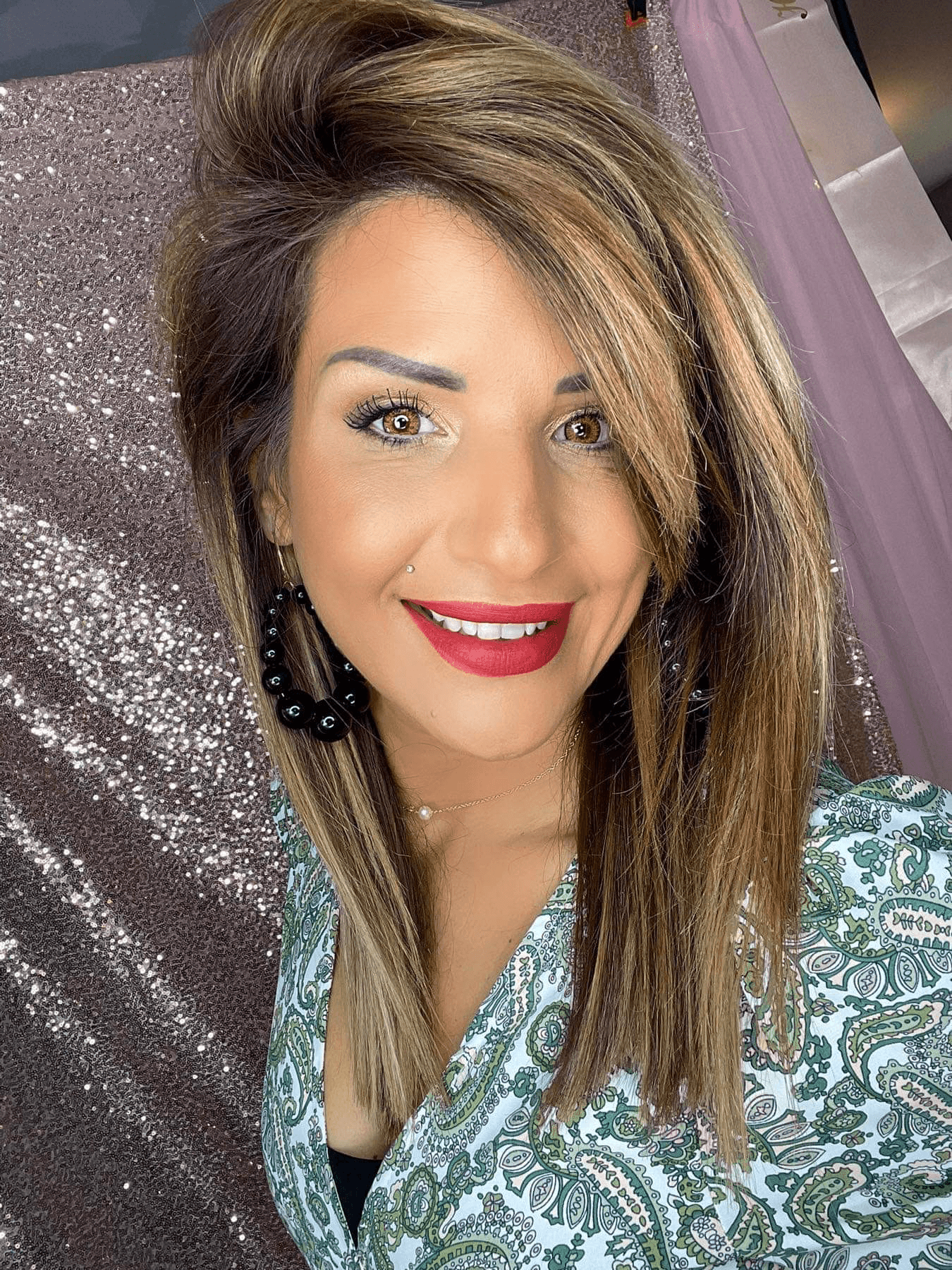 Boucles d’oreilles VINCIANE perles noires - Créations Uniques - Créations Uniques