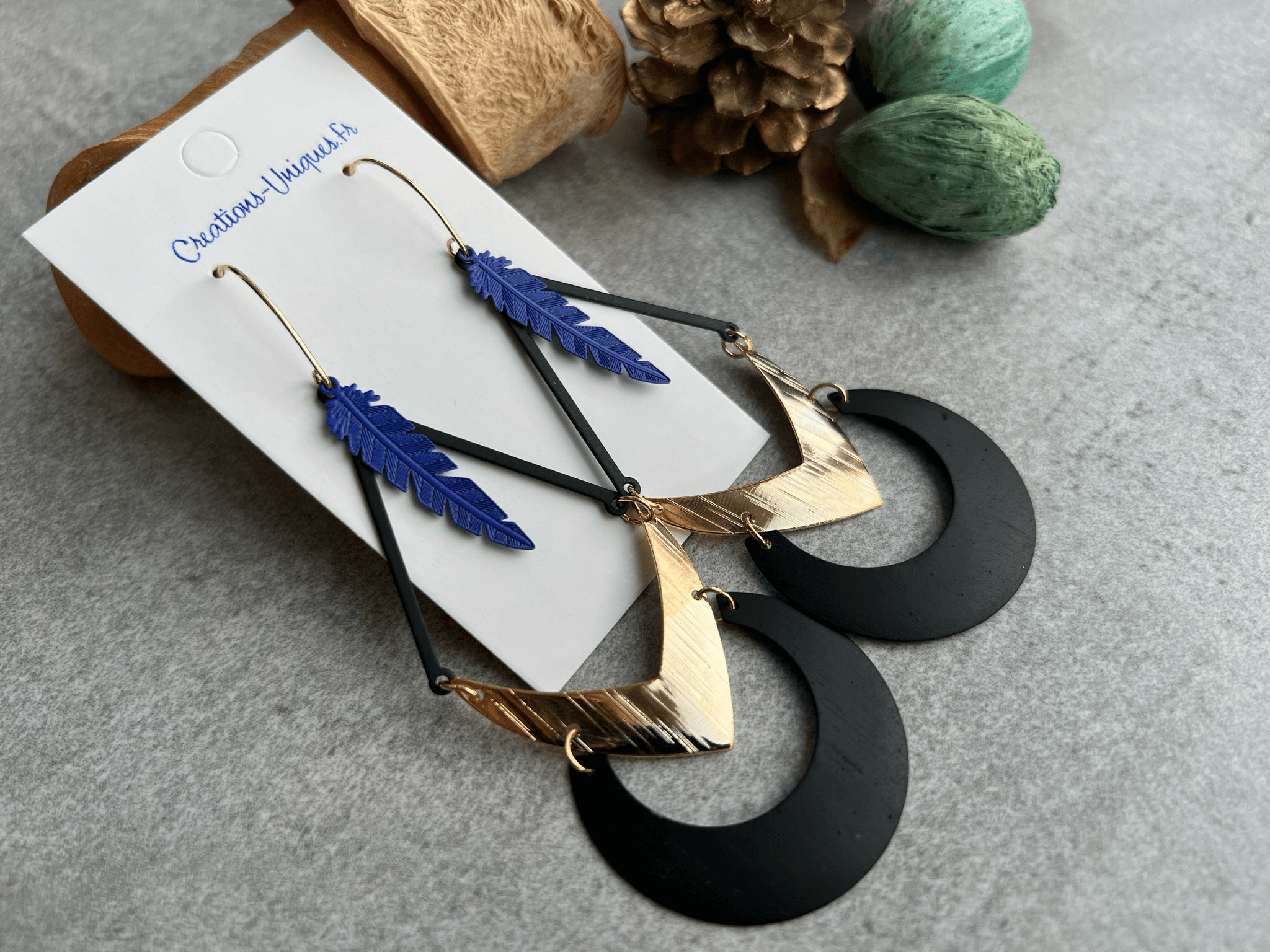 Boucles d’oreilles JANELLE - Créations Uniques