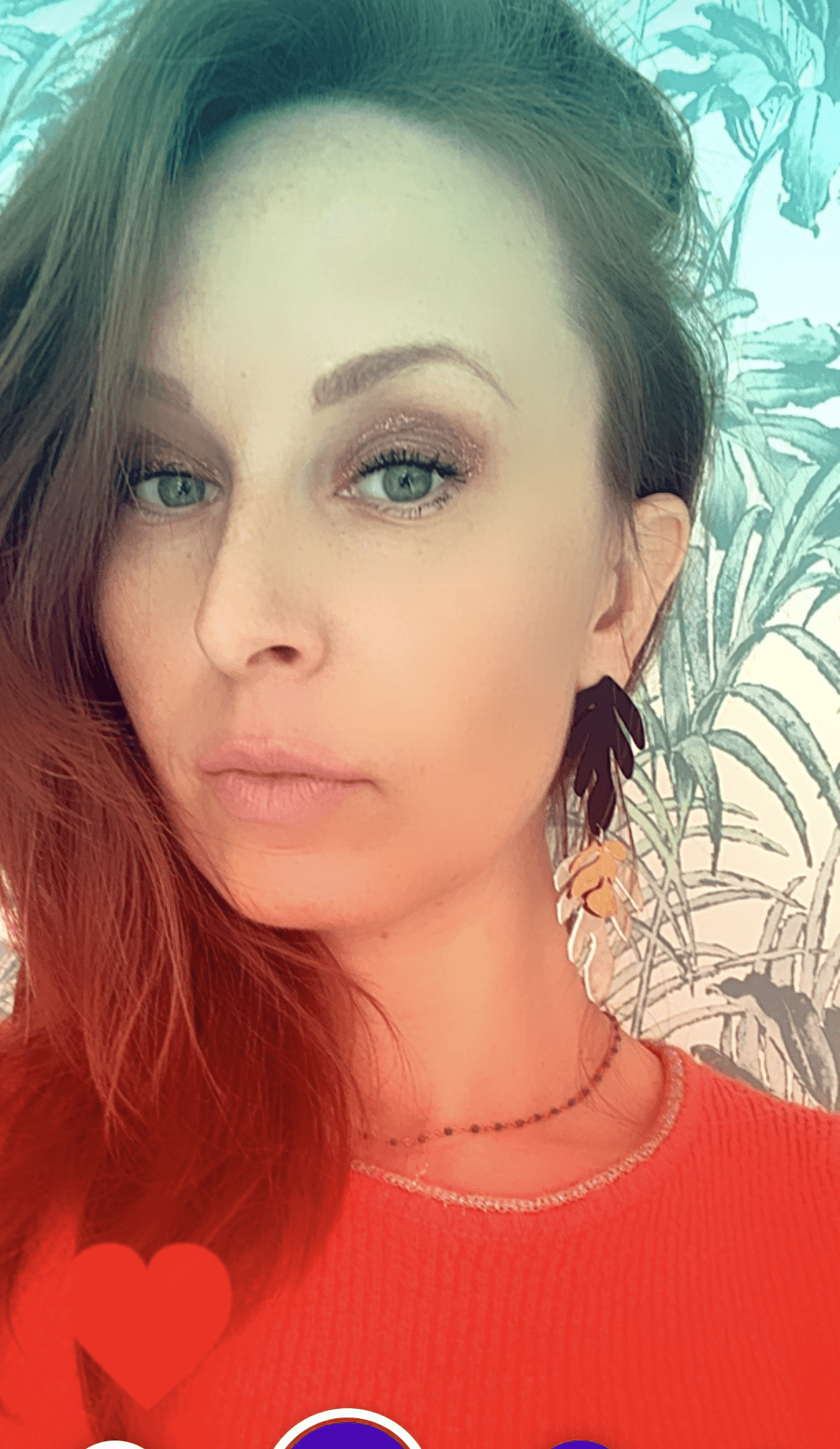 Boucles d’oreilles GLORIA feuilles noires et argent - Créations Uniques - Créations Uniques