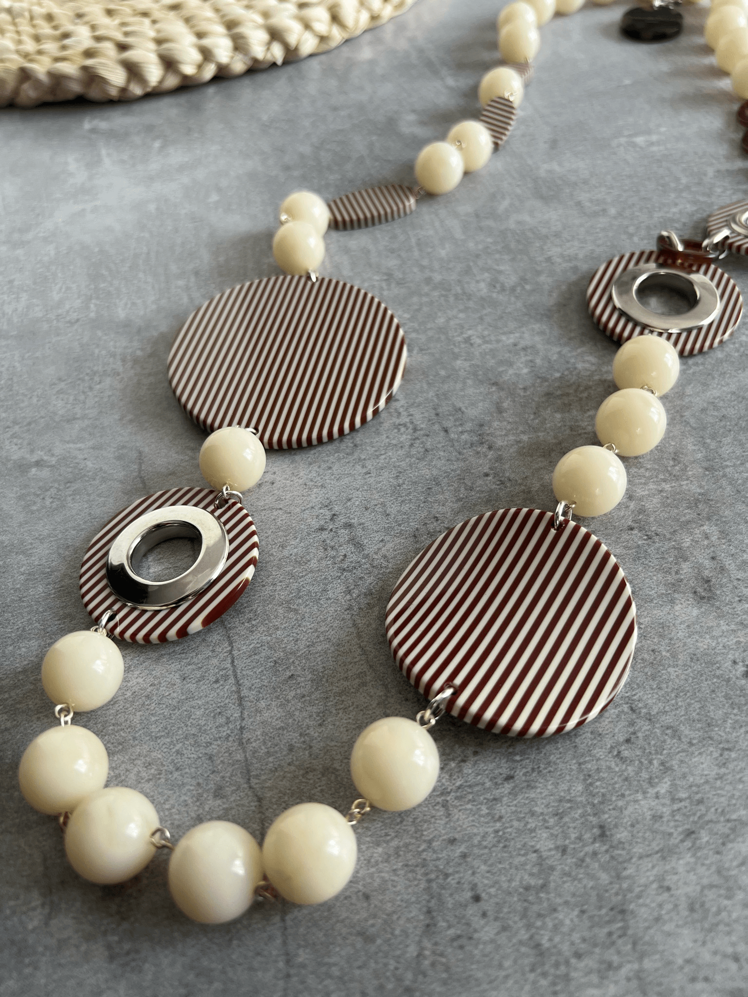 Collier Francine BRAMLI original et asymétrique - Pièce de créateur - Créations Uniques