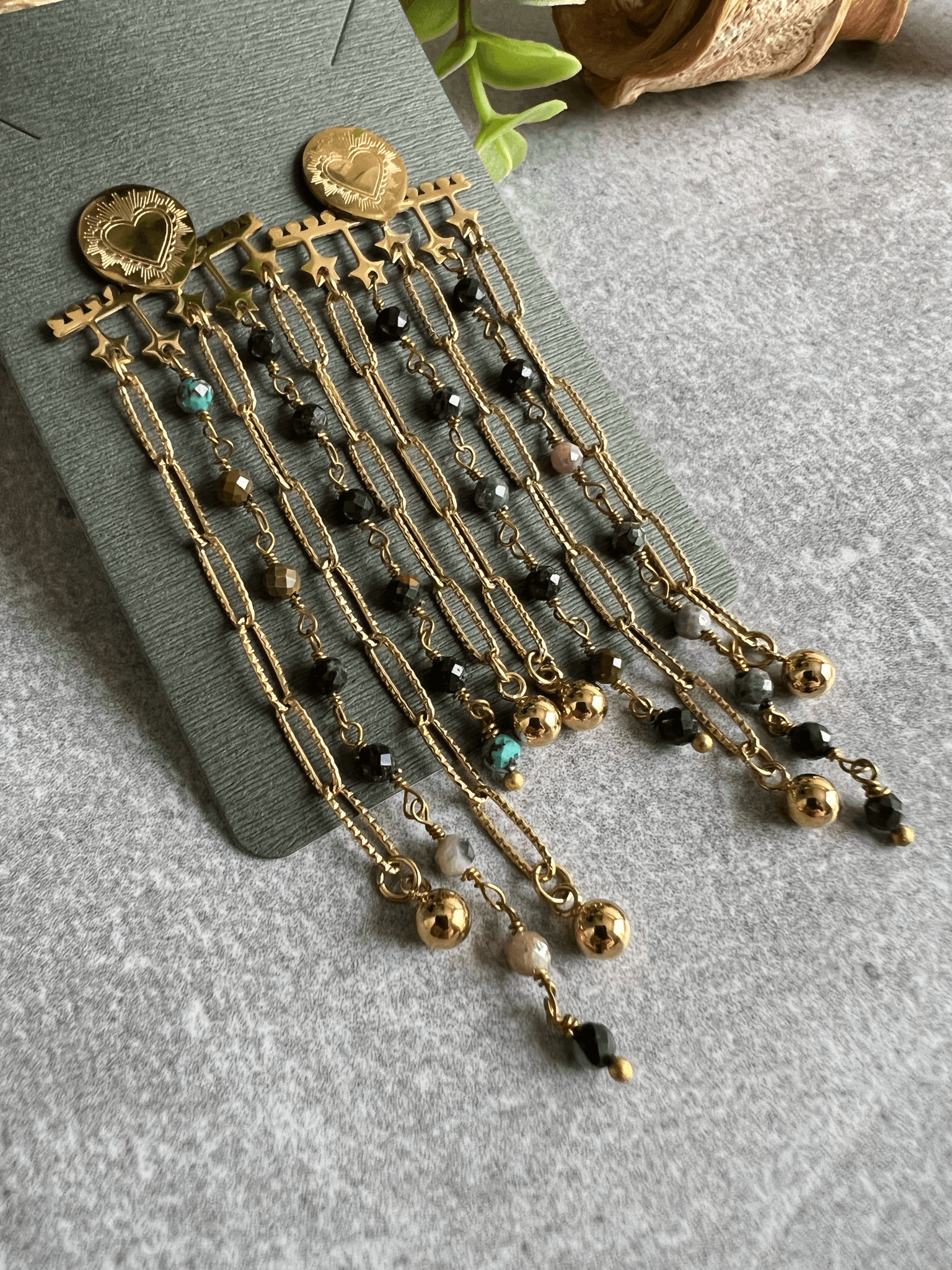 Boucles d’oreilles OCTAVIE - Créations Uniques