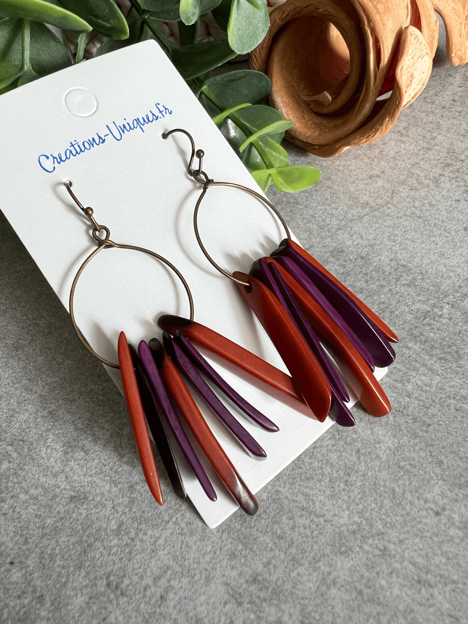 Boucles d’oreilles CHEYENNE - Créations Uniques