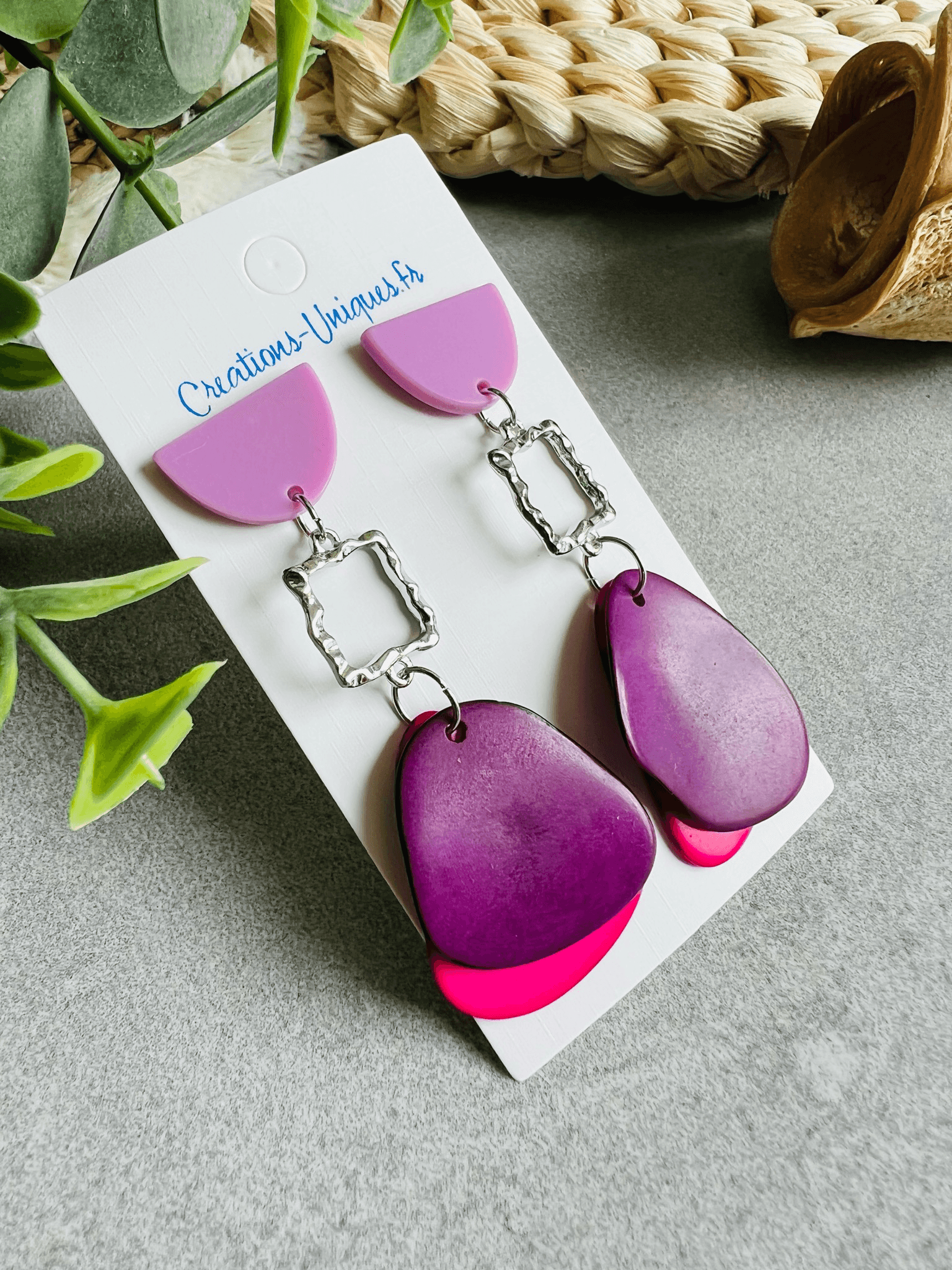 Boucles d’oreilles MAYA - Créations Uniques