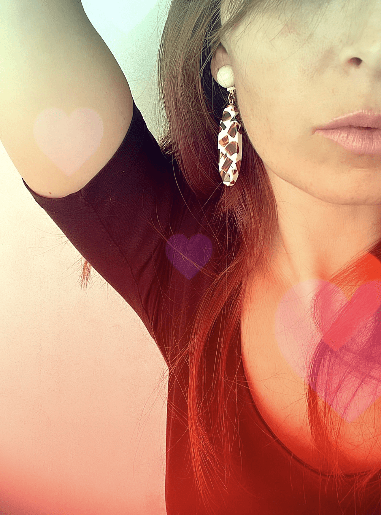 Clips beige SIDONIE écaille de tortue - création Francine Bramli - Créations Uniques