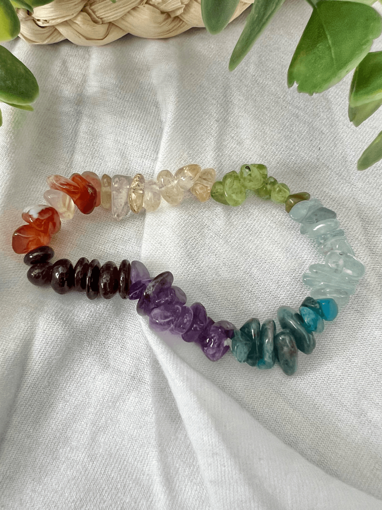 Bracelet de perles 7 CHAKRAS - Créations Uniques