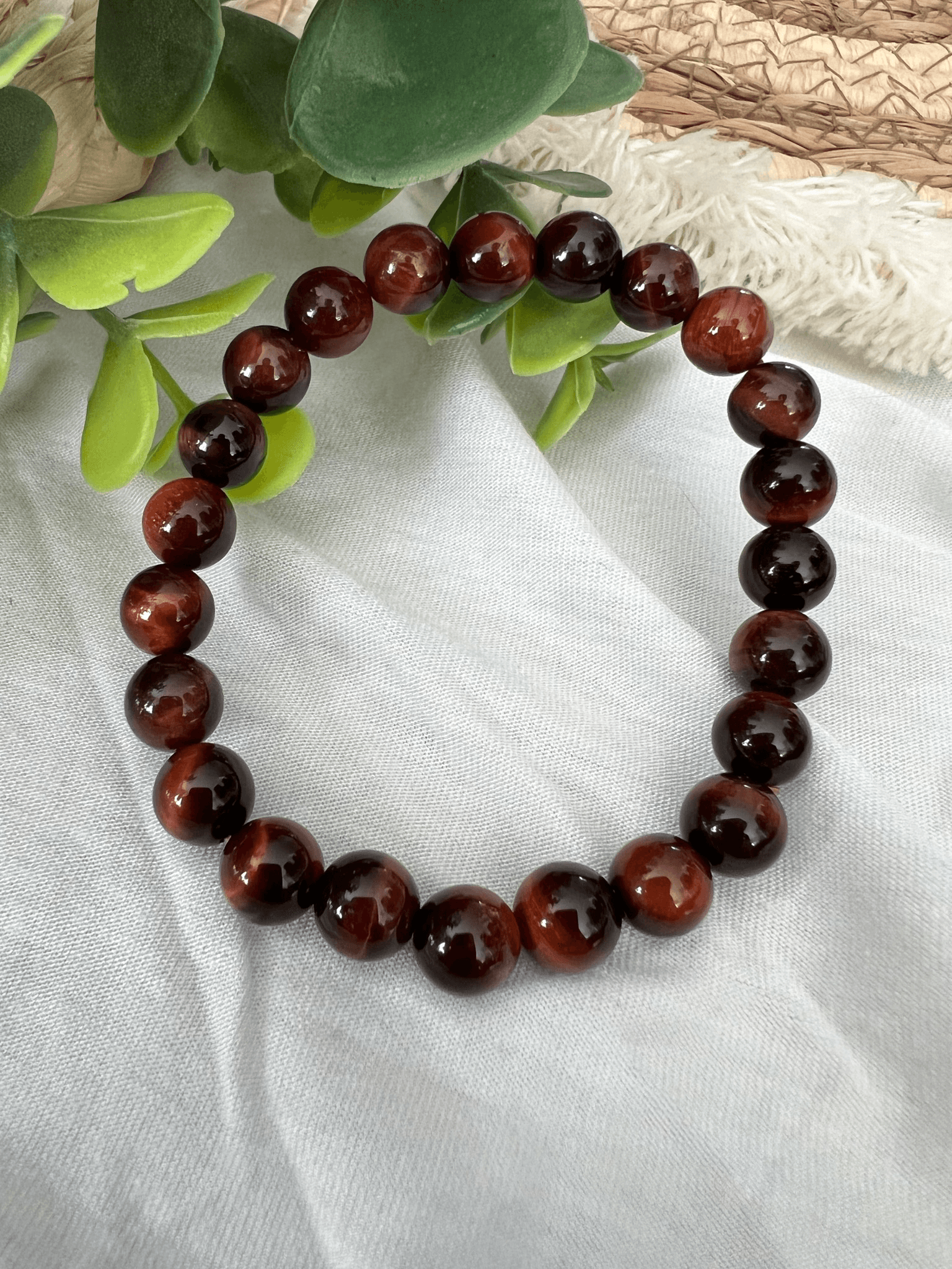 Bracelet COLORADO - perles minérales Œil de tigre - Créations Uniques