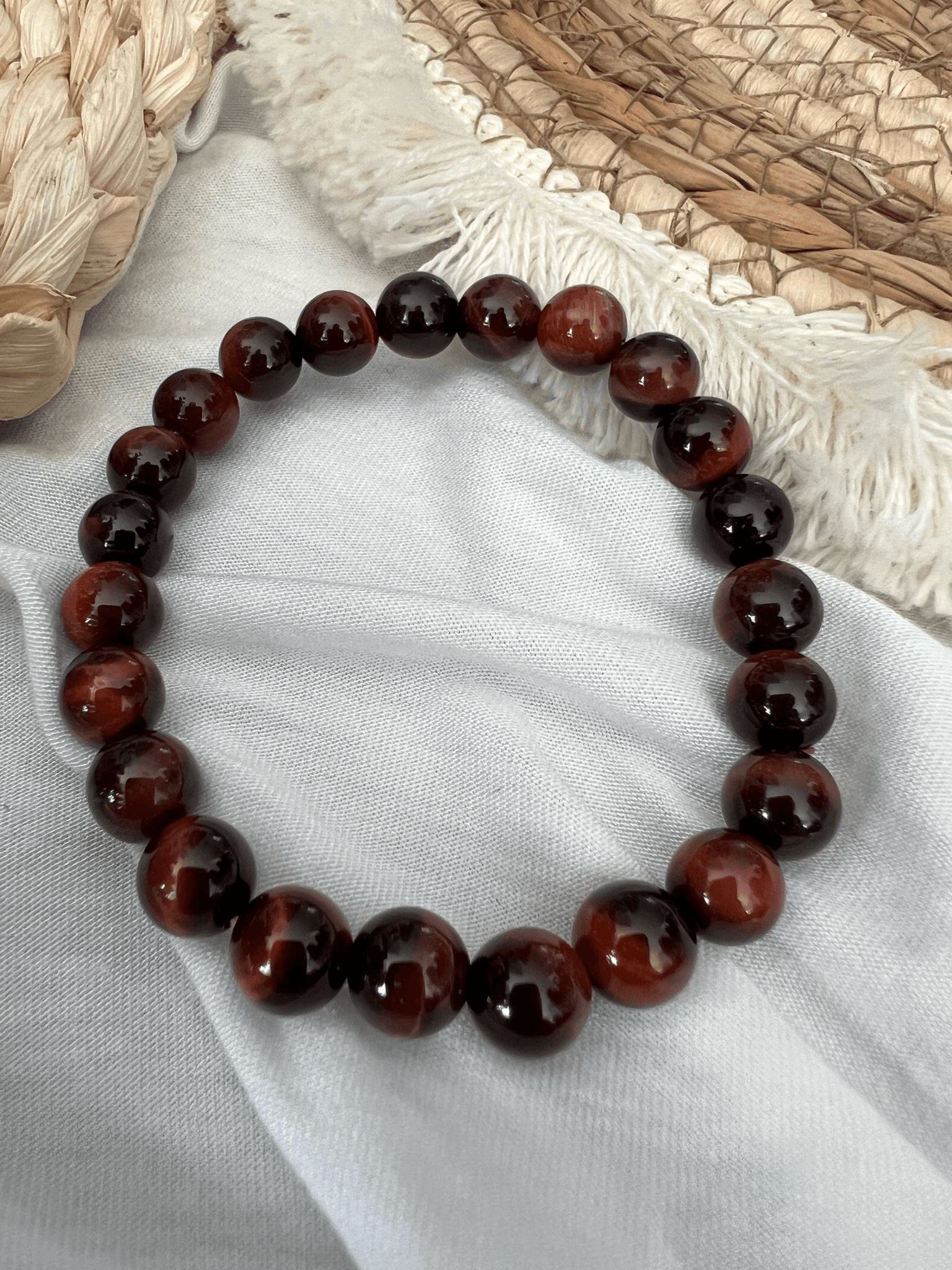 Bracelet COLORADO - perles minérales Œil de tigre - Créations Uniques