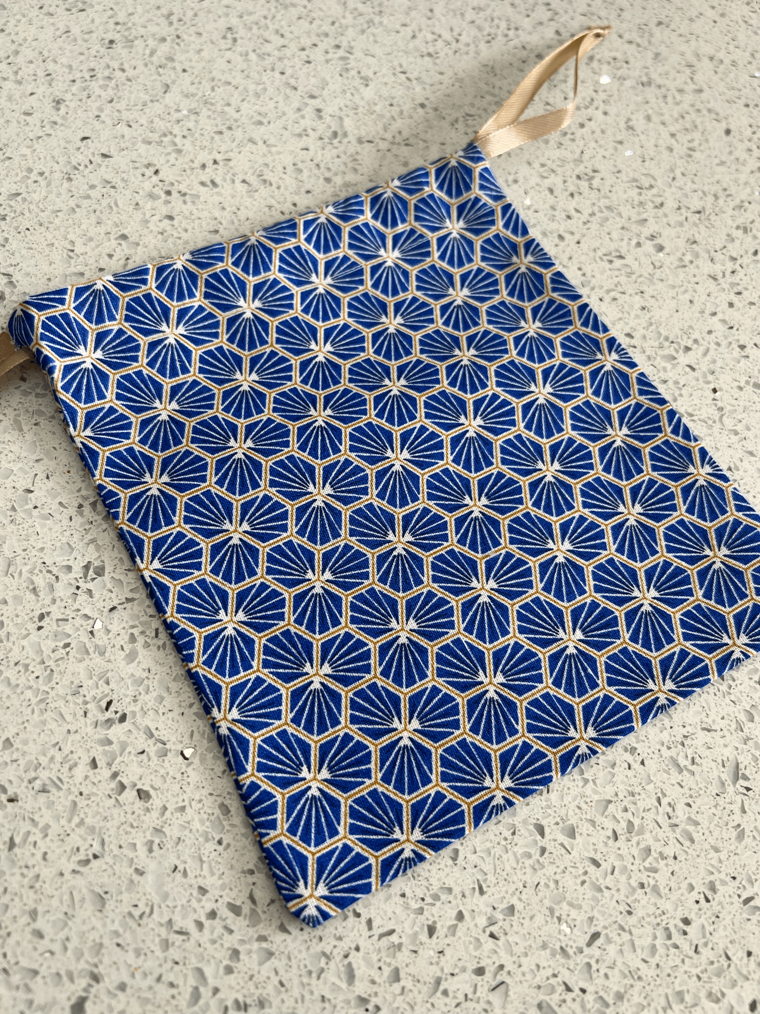 Emballage Pochette bleue PATRICIA - Créations Uniques