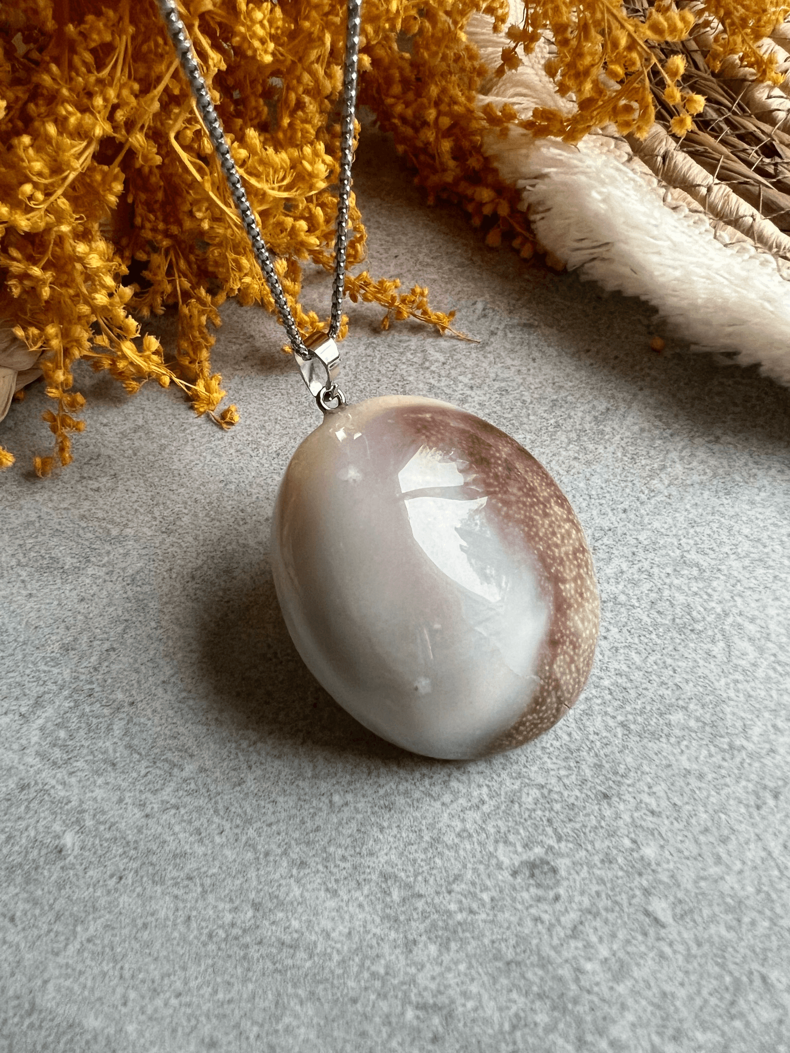 Collier ST BARTH pendentif coquillage - Créations Uniques - Créations Uniques