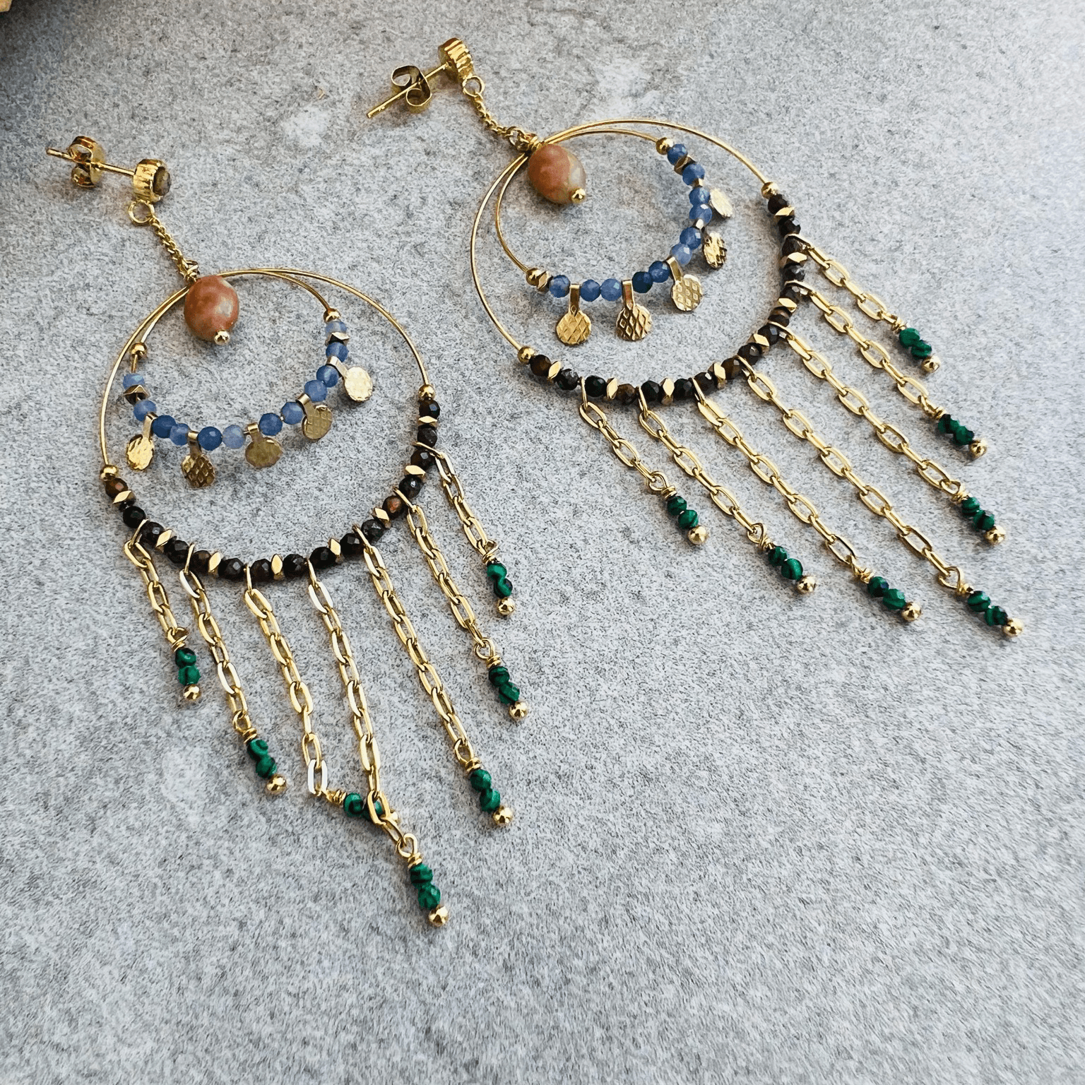 Boucles d’oreilles ANNABELLE - Créations Uniques