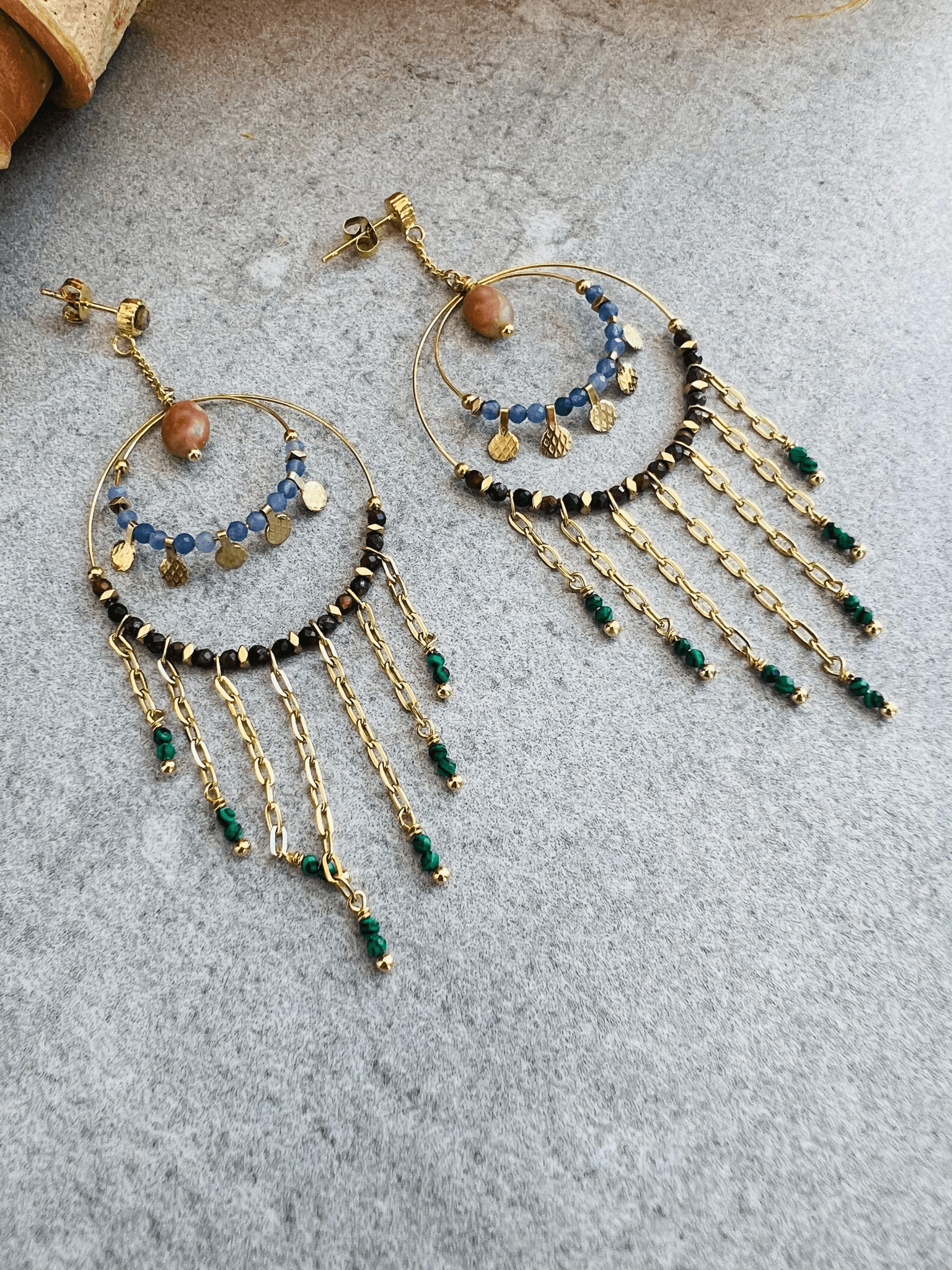 Boucles d’oreilles ANNABELLE - Créations Uniques