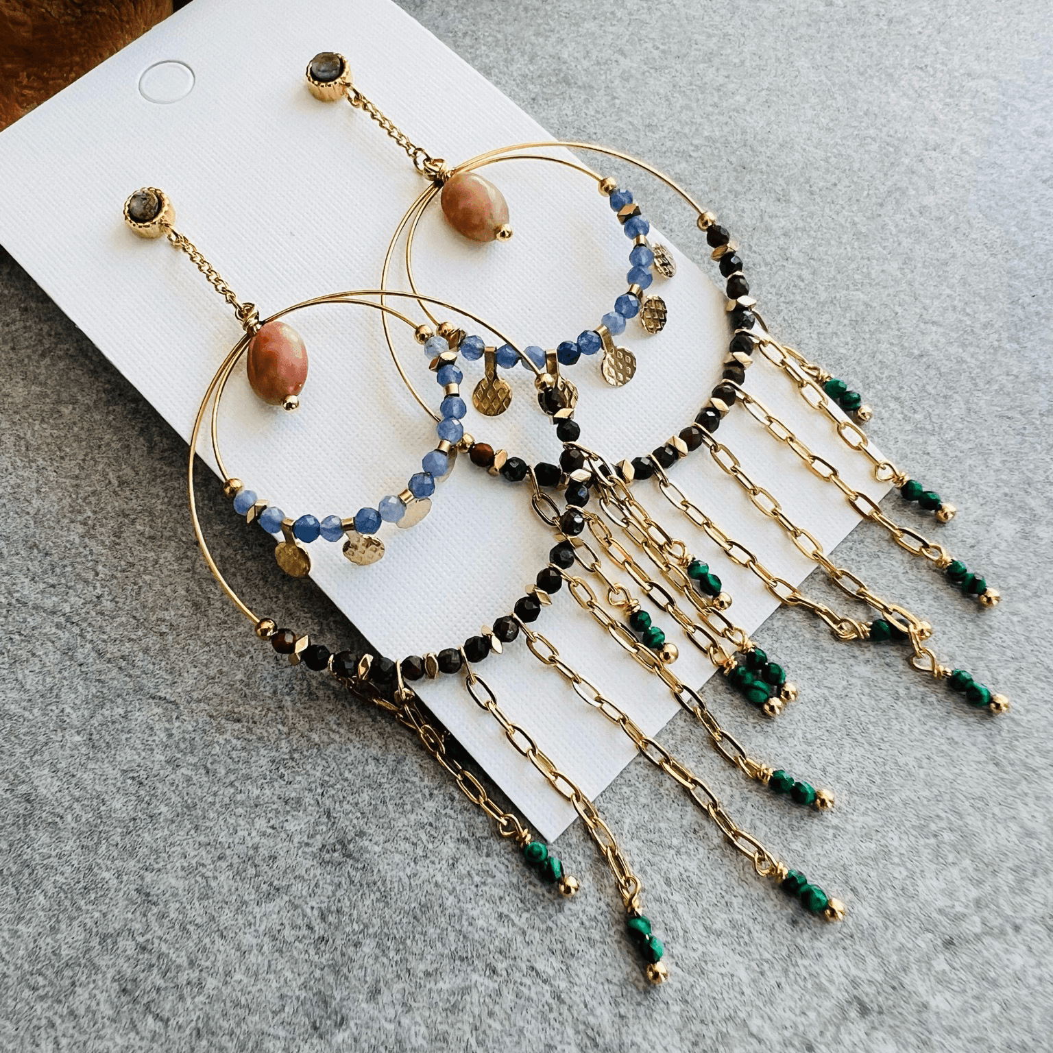 Boucles d’oreilles ANNABELLE - Créations Uniques