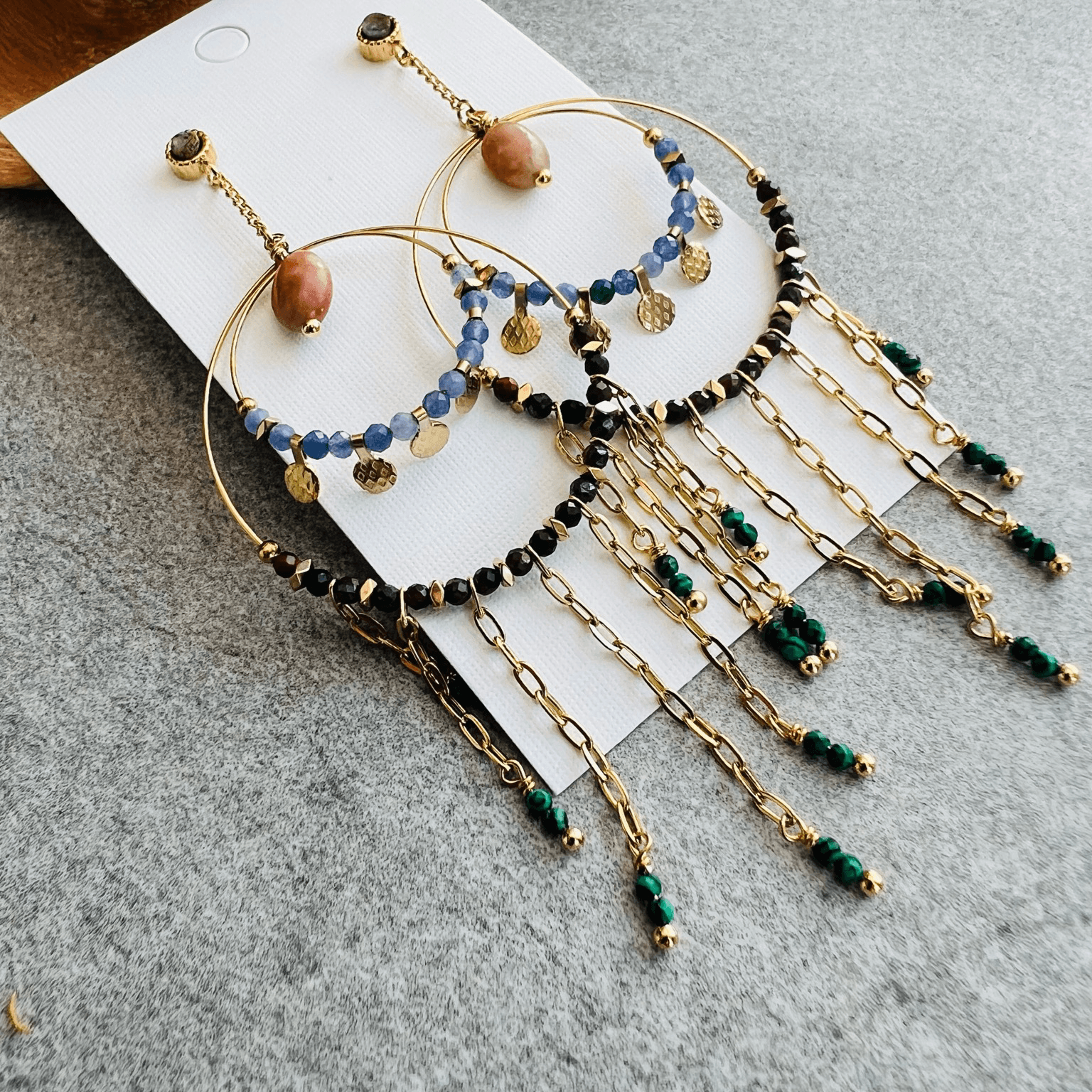 Boucles d’oreilles ANNABELLE - Créations Uniques