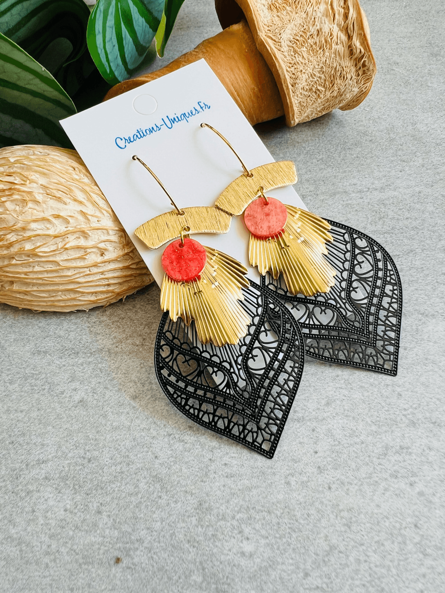 Boucles d’oreilles LUCINDA - Créations Uniques