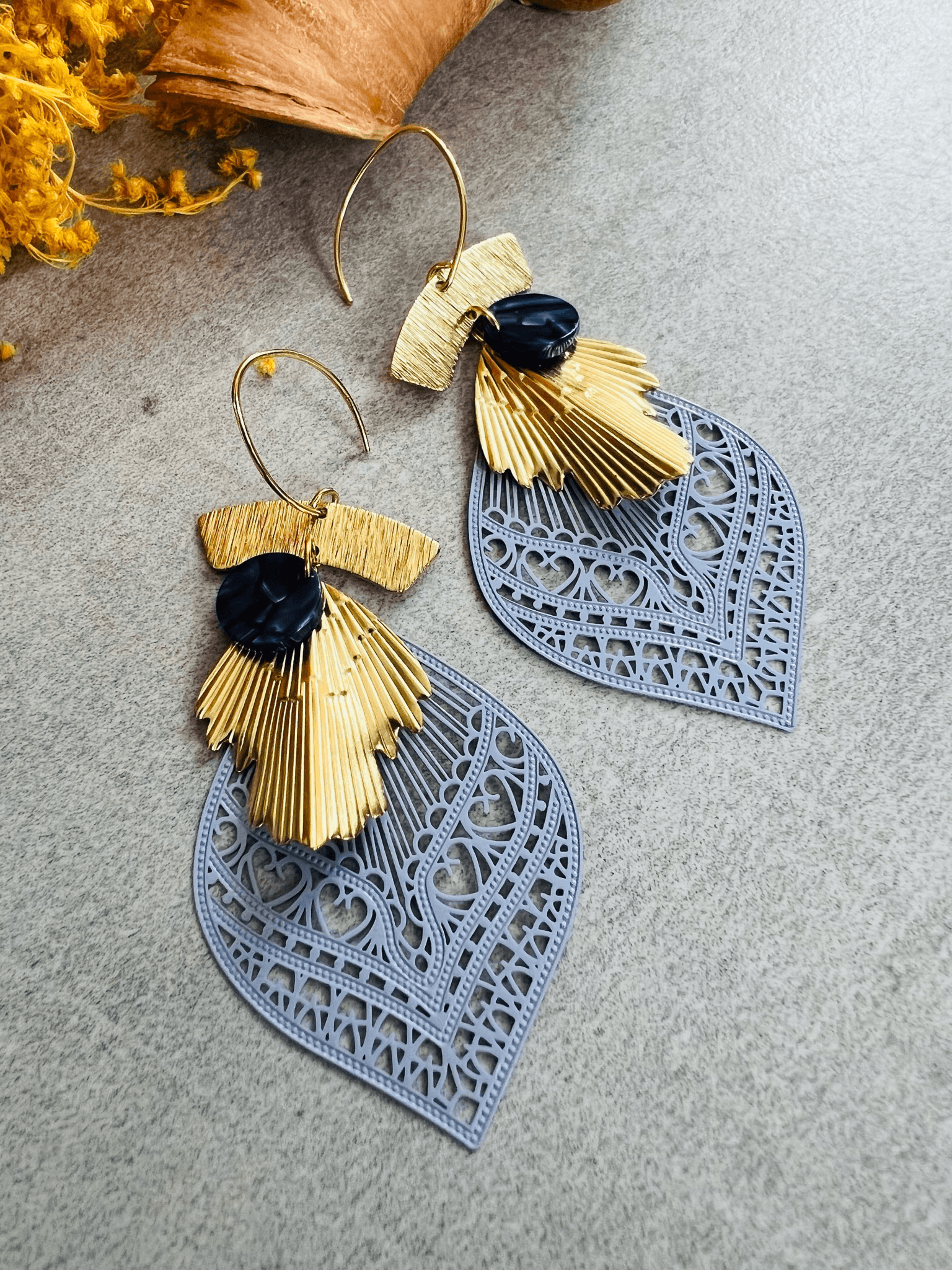 Boucles d’oreilles LUCINDA - Créations Uniques