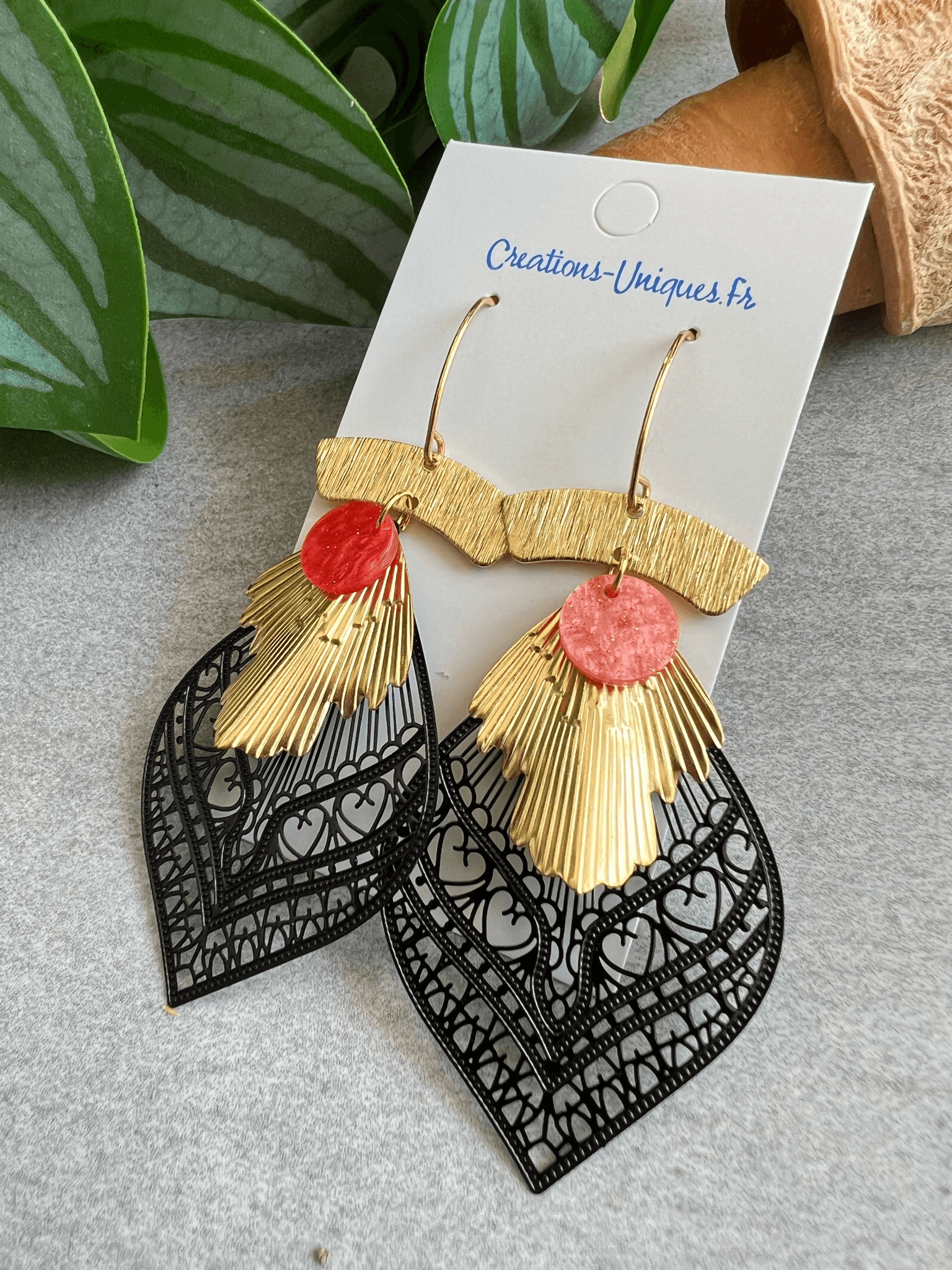 Boucles d’oreilles LUCINDA - Créations Uniques