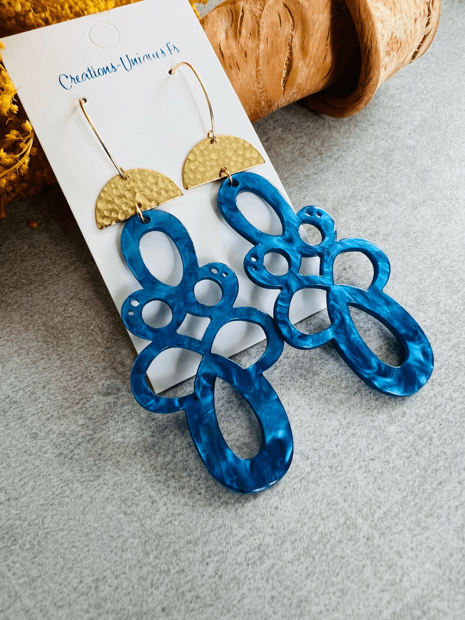 Boucles d’oreilles MIKAELA - Créations Uniques