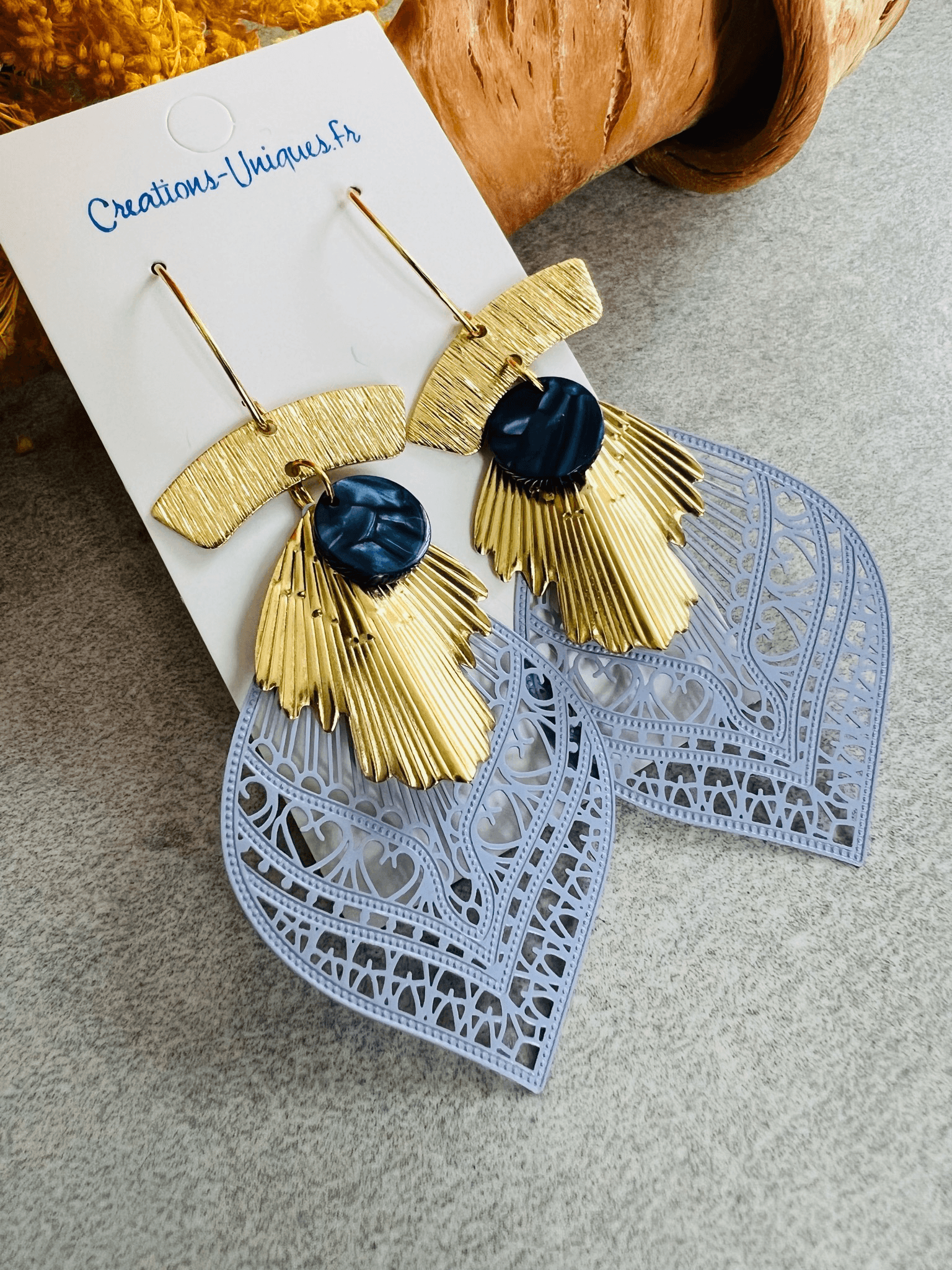 Boucles d’oreilles LUCINDA - Créations Uniques