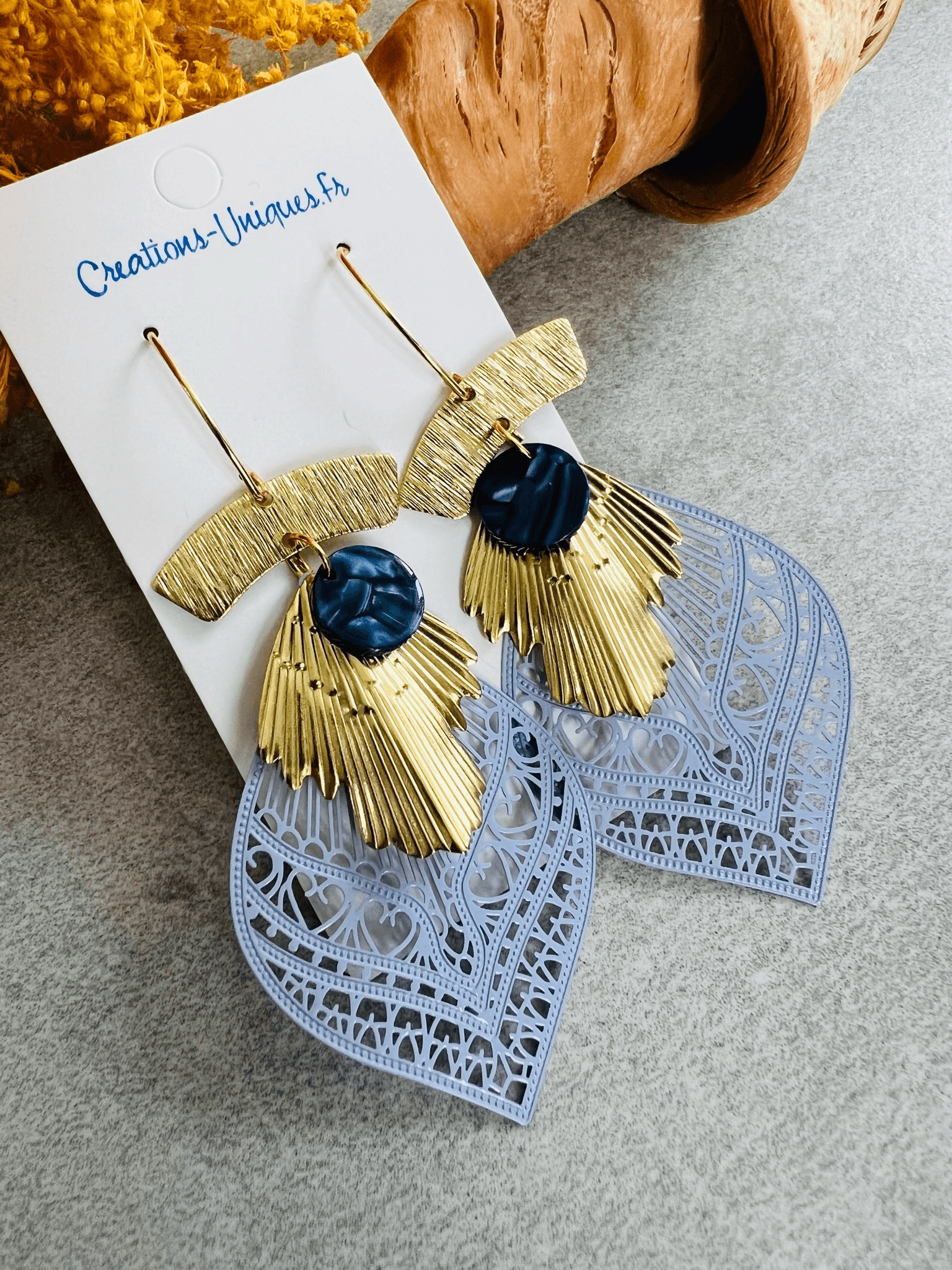 Boucles d’oreilles LUCINDA - Créations Uniques
