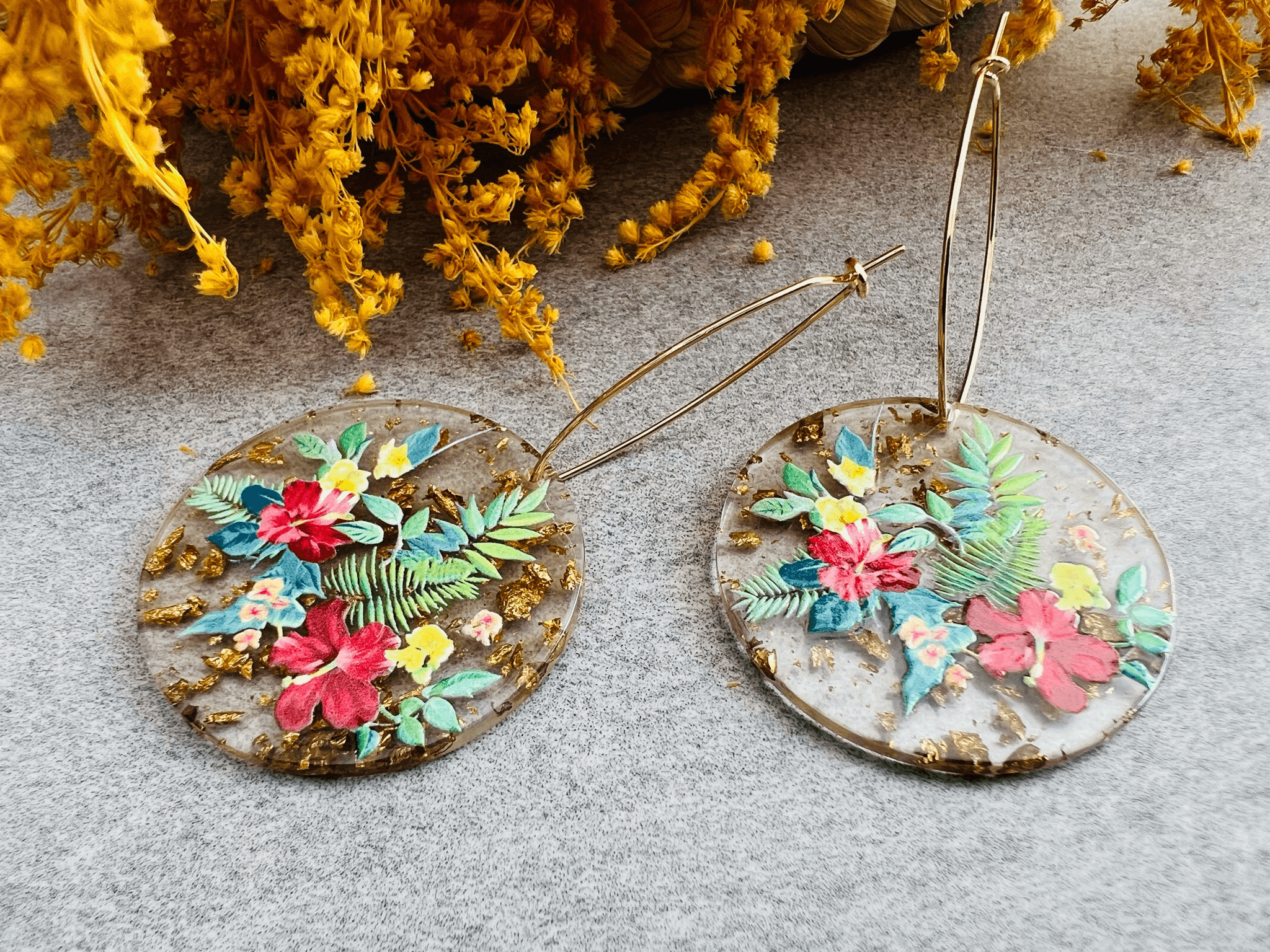 Boucles d’oreilles MARIE-HELENE - Créations Uniques