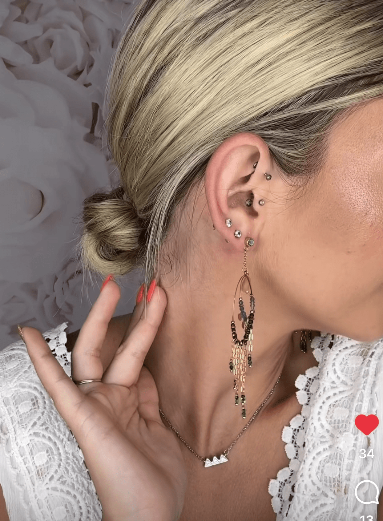 Boucles d’oreilles ANNABELLE - Créations Uniques