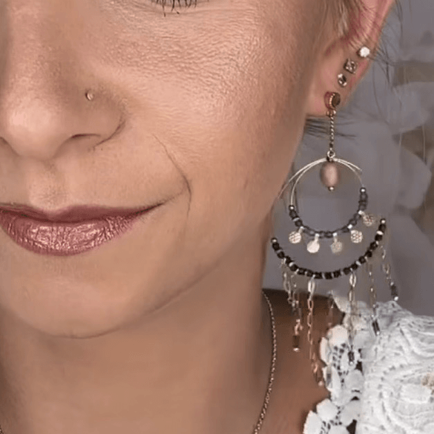 Boucles d’oreilles ANNABELLE - Créations Uniques