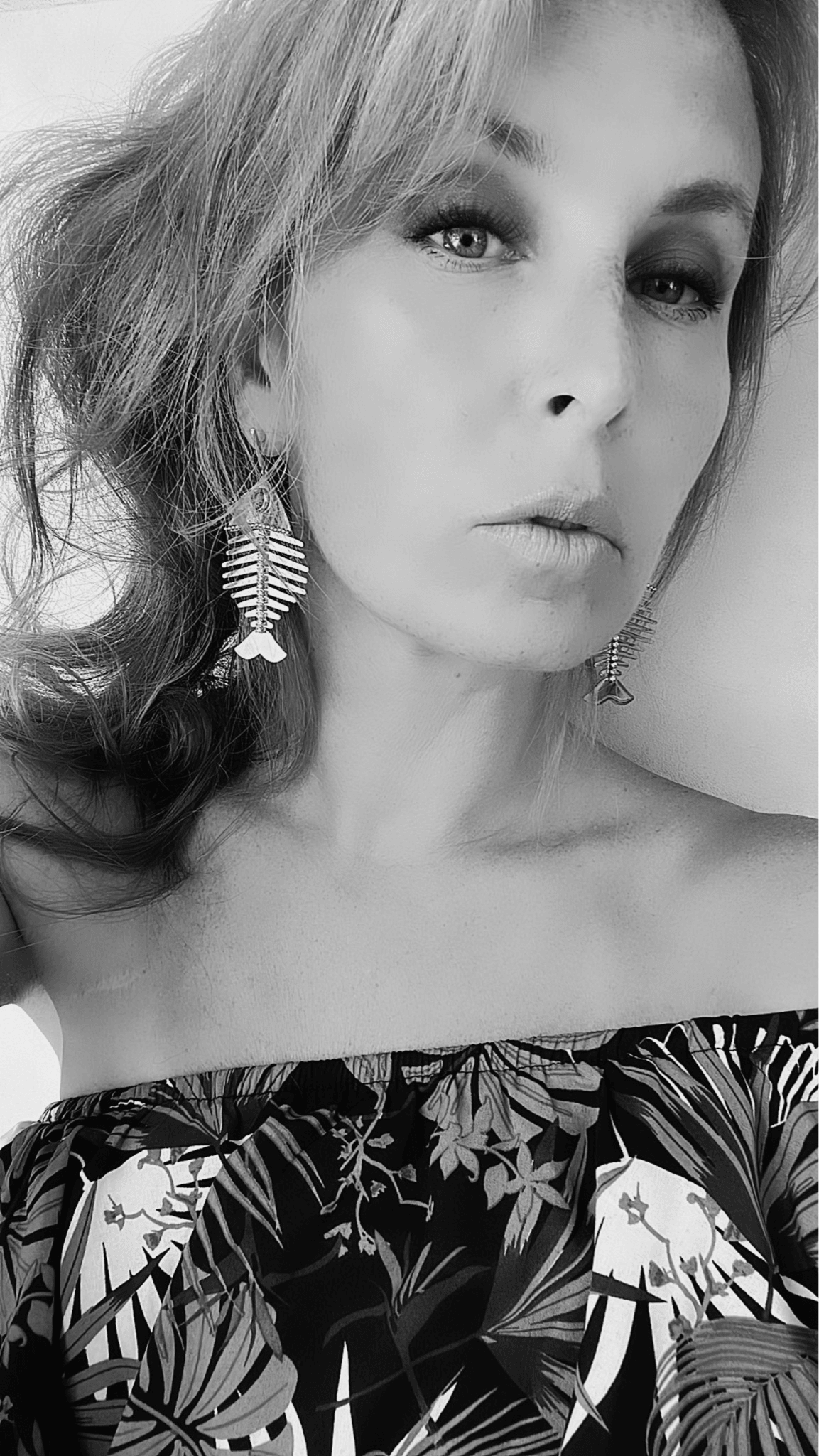 Boucles d’oreilles SOLENE poissons chic et dorés articulés - Créations Uniques