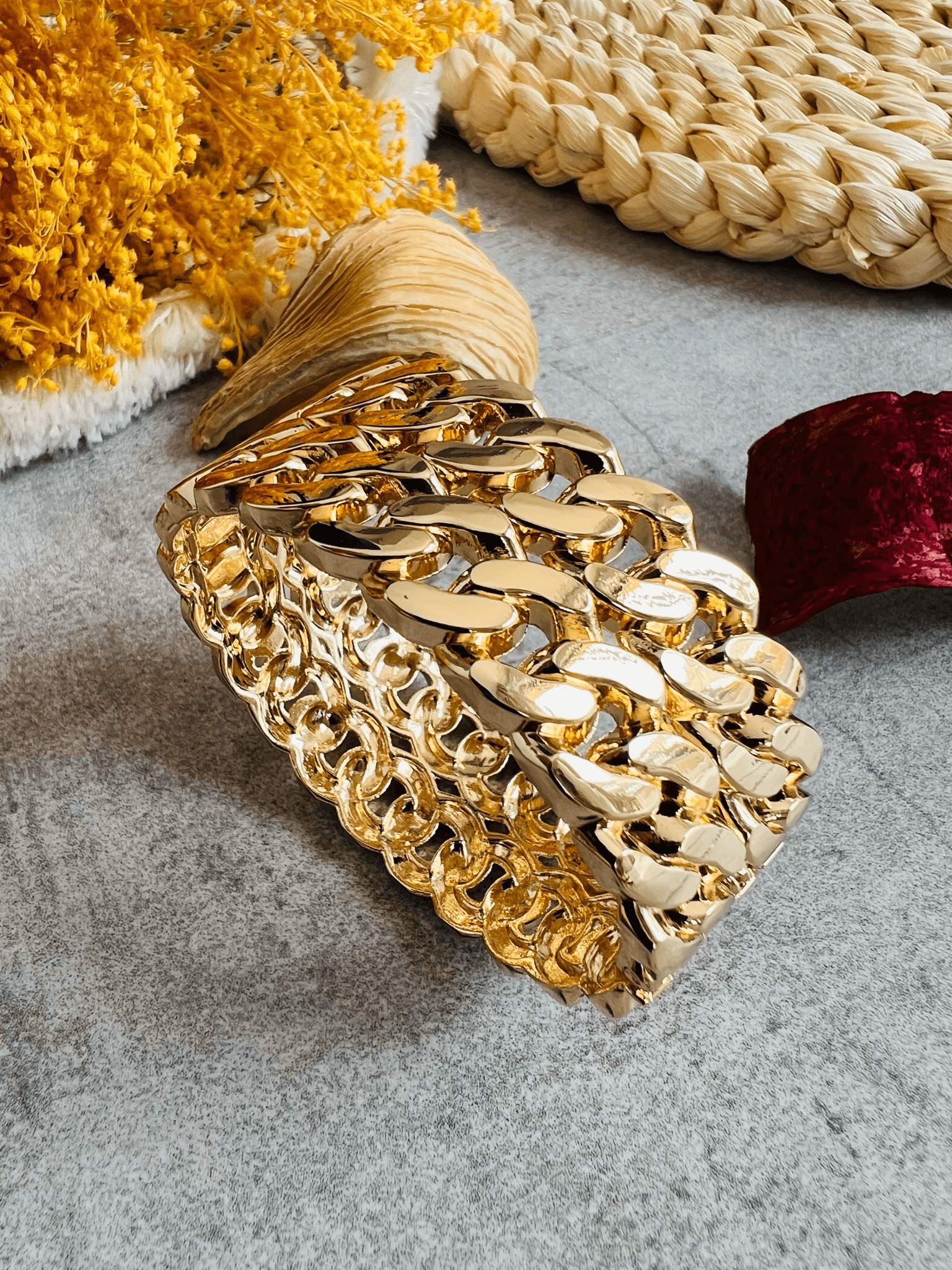 Bracelet ELEONORE chic et doré - Créations Uniques