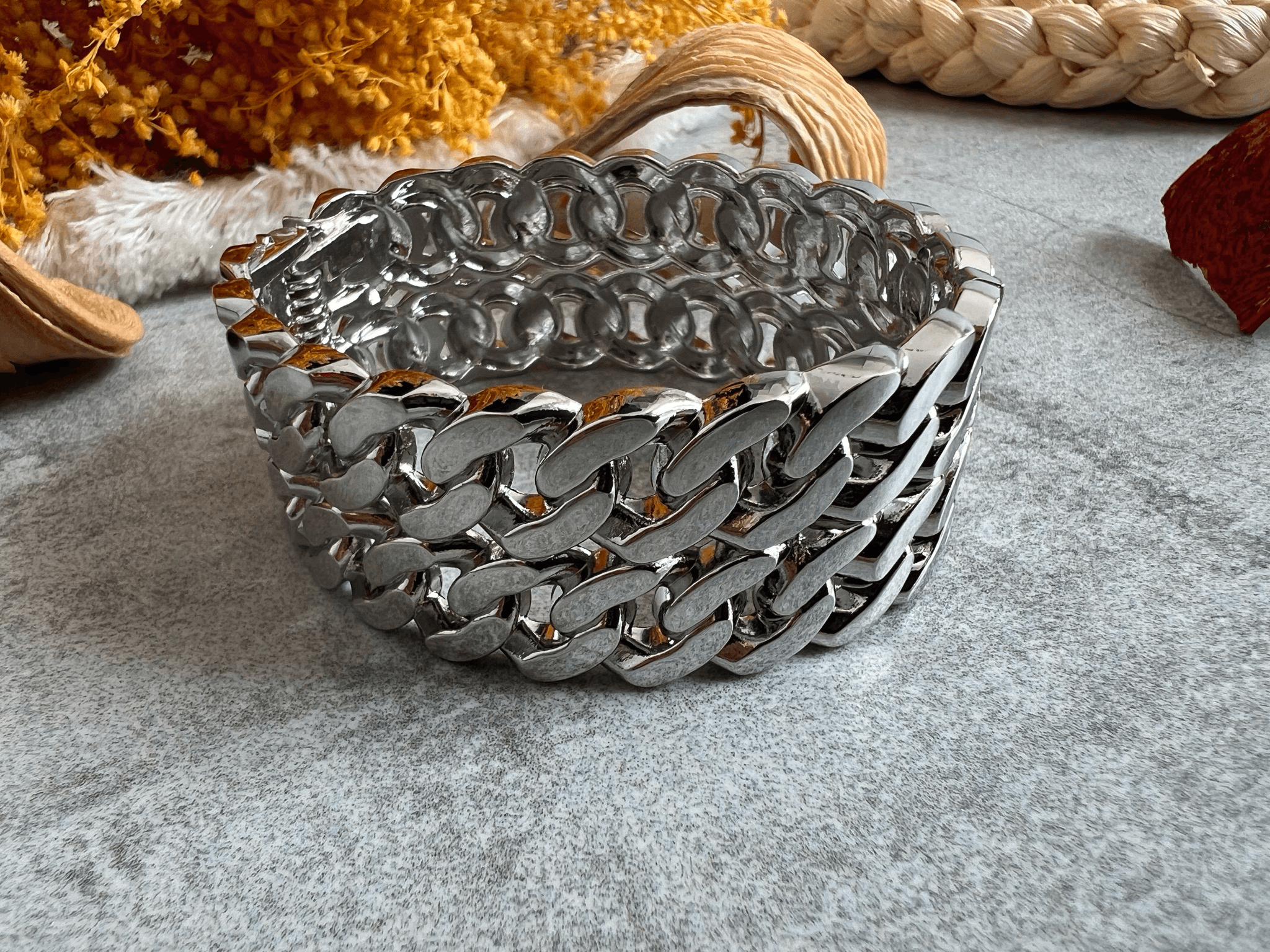 Bracelet ELEONORE chic et argenté - Créations Uniques