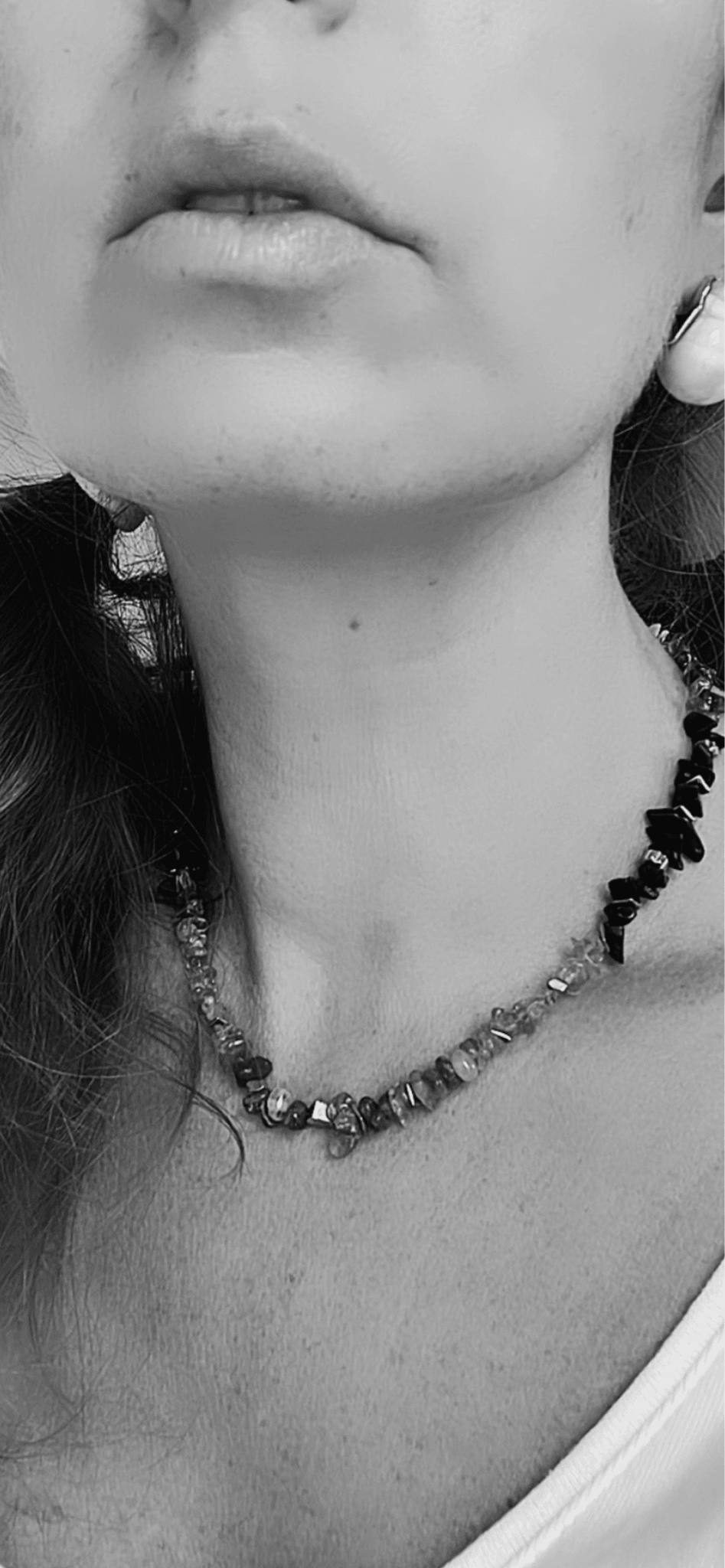 Collier MAEVA ras de cou magnifique, perles irrégulières - Créations Uniques