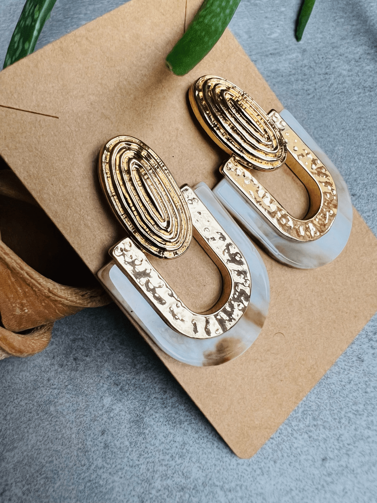 Boucles d’oreilles GINGER - Créations Uniques