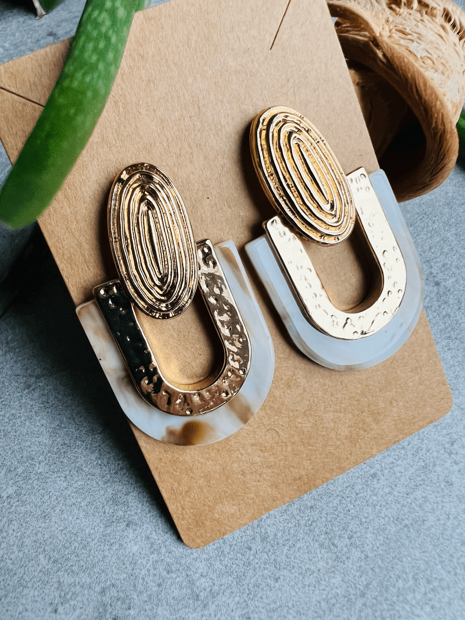 Boucles d’oreilles GINGER - Créations Uniques