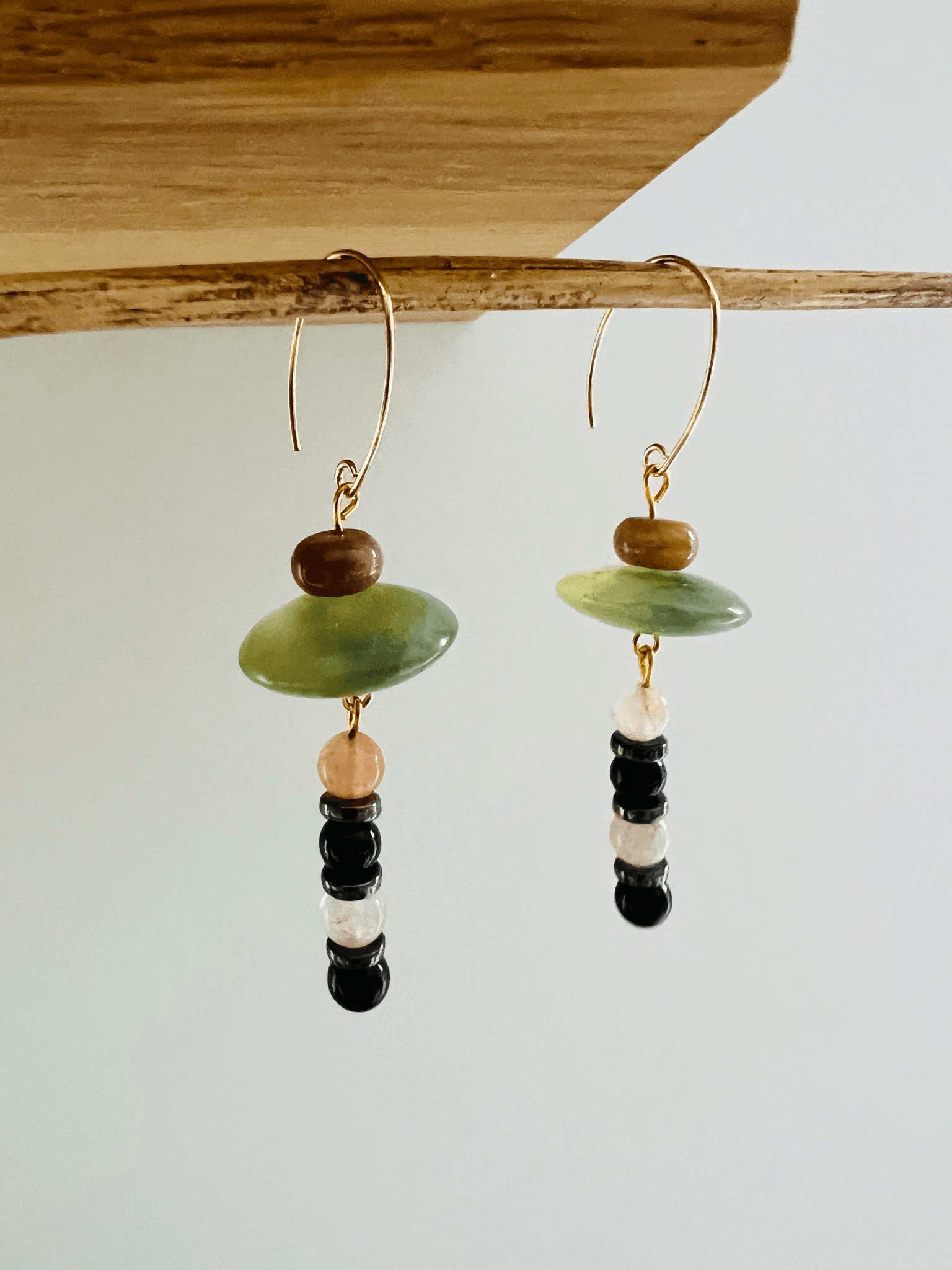 Boucles d’oreilles perles DANY - Créations Uniques - Créations Uniques