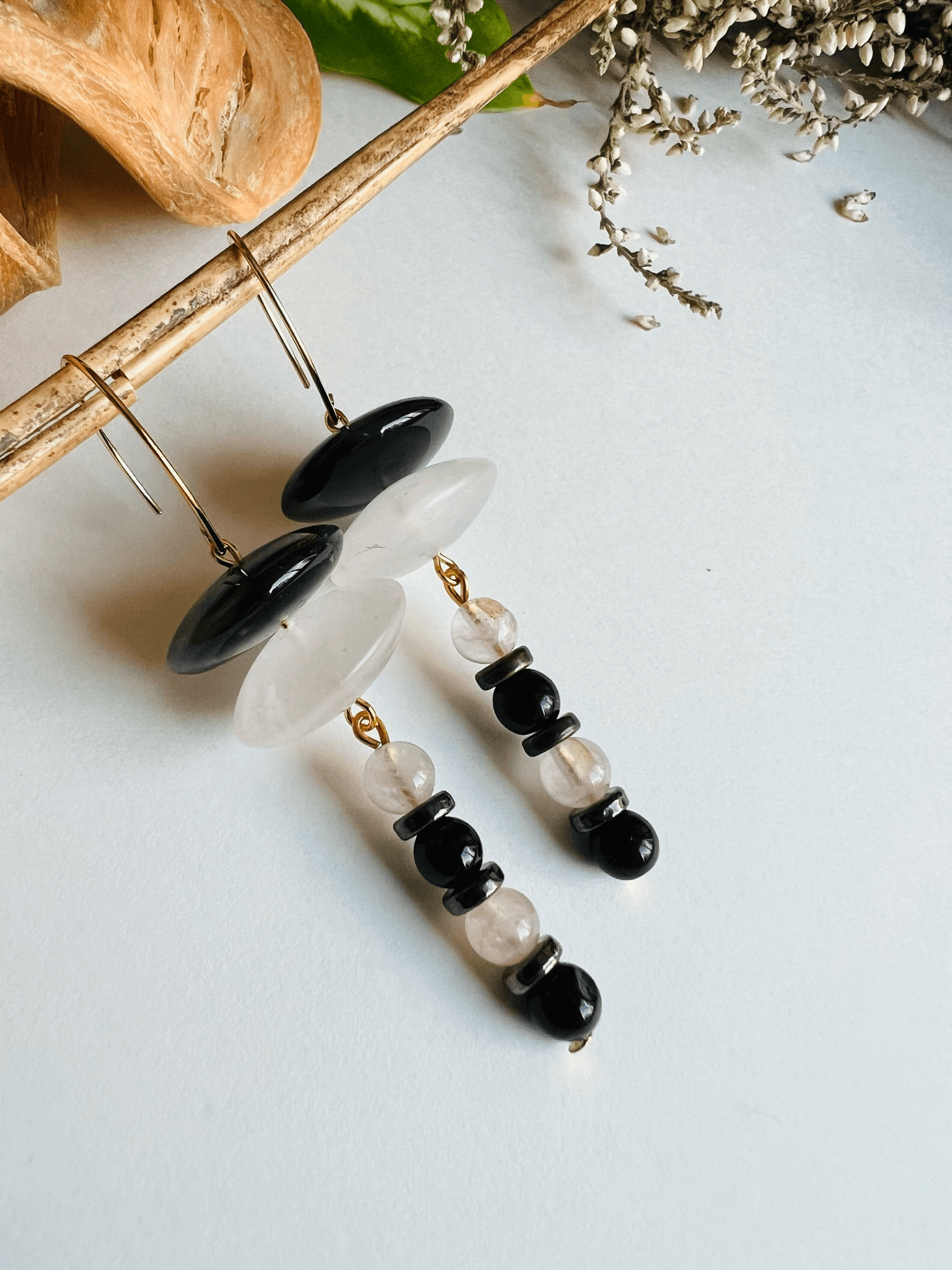 Boucles d’oreilles perles DANY - Créations Uniques - Créations Uniques