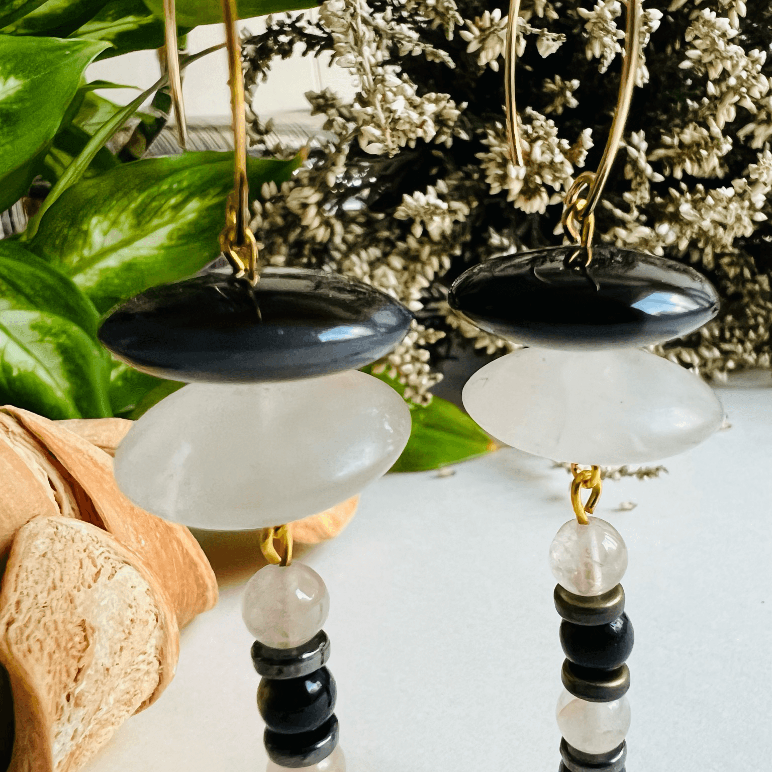 Boucles d’oreilles perles DANY - Créations Uniques - Créations Uniques