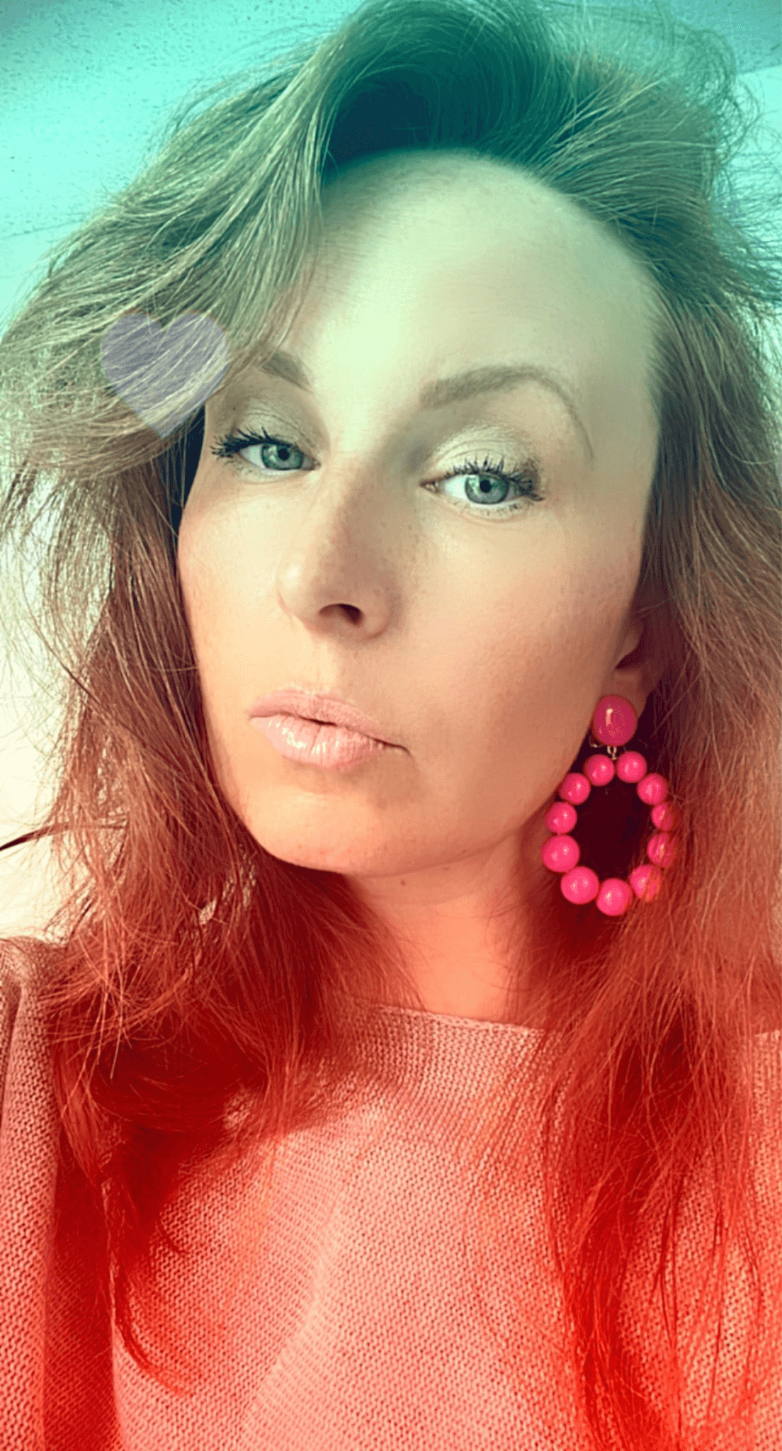 Clips FRANÇOISE perles rose fuchsia - création Francine Bramli - Créations Uniques