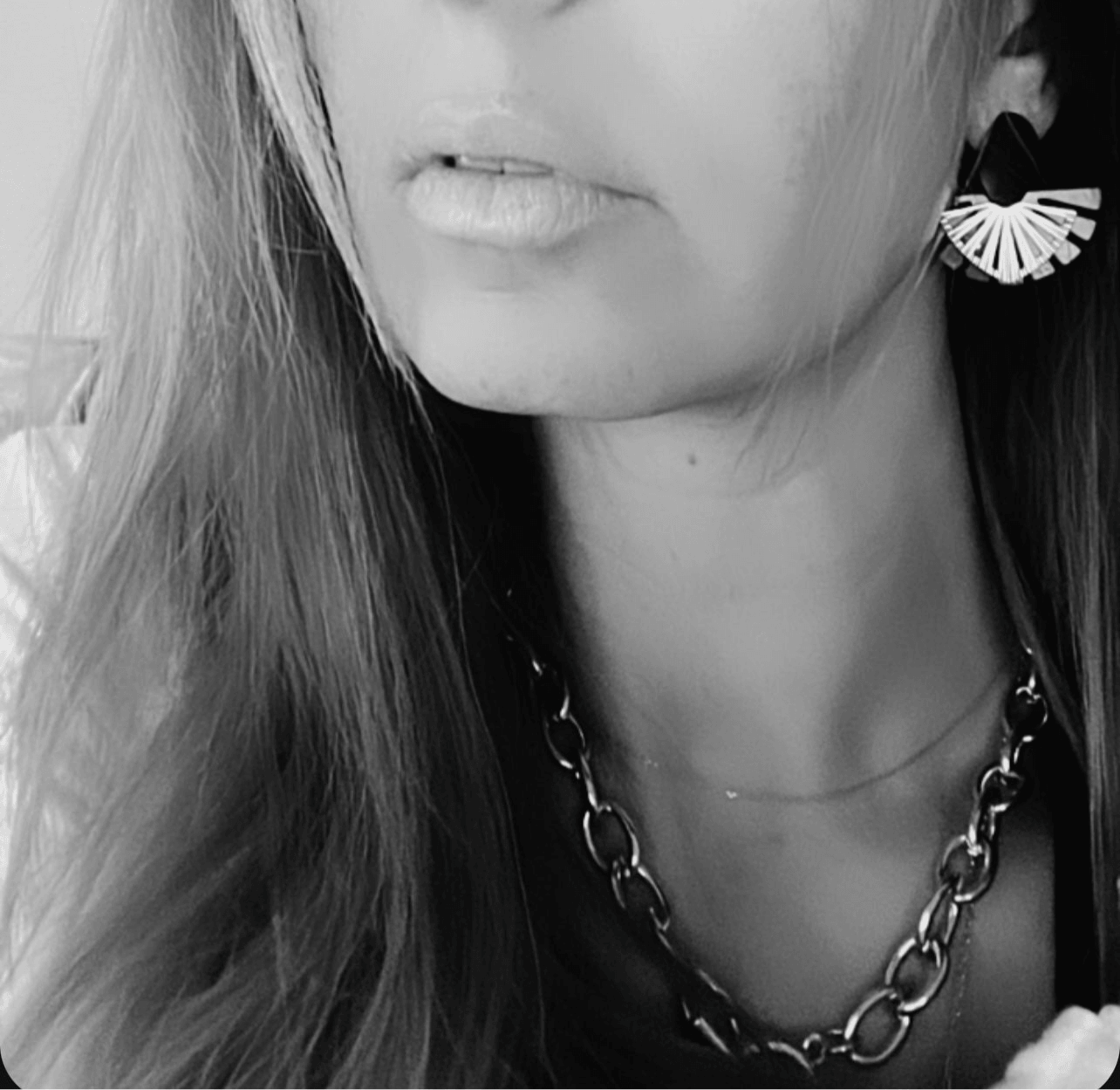 Boucles d’oreilles LALY éventails noirs et dorés superposés - Créations Uniques - Créations Uniques