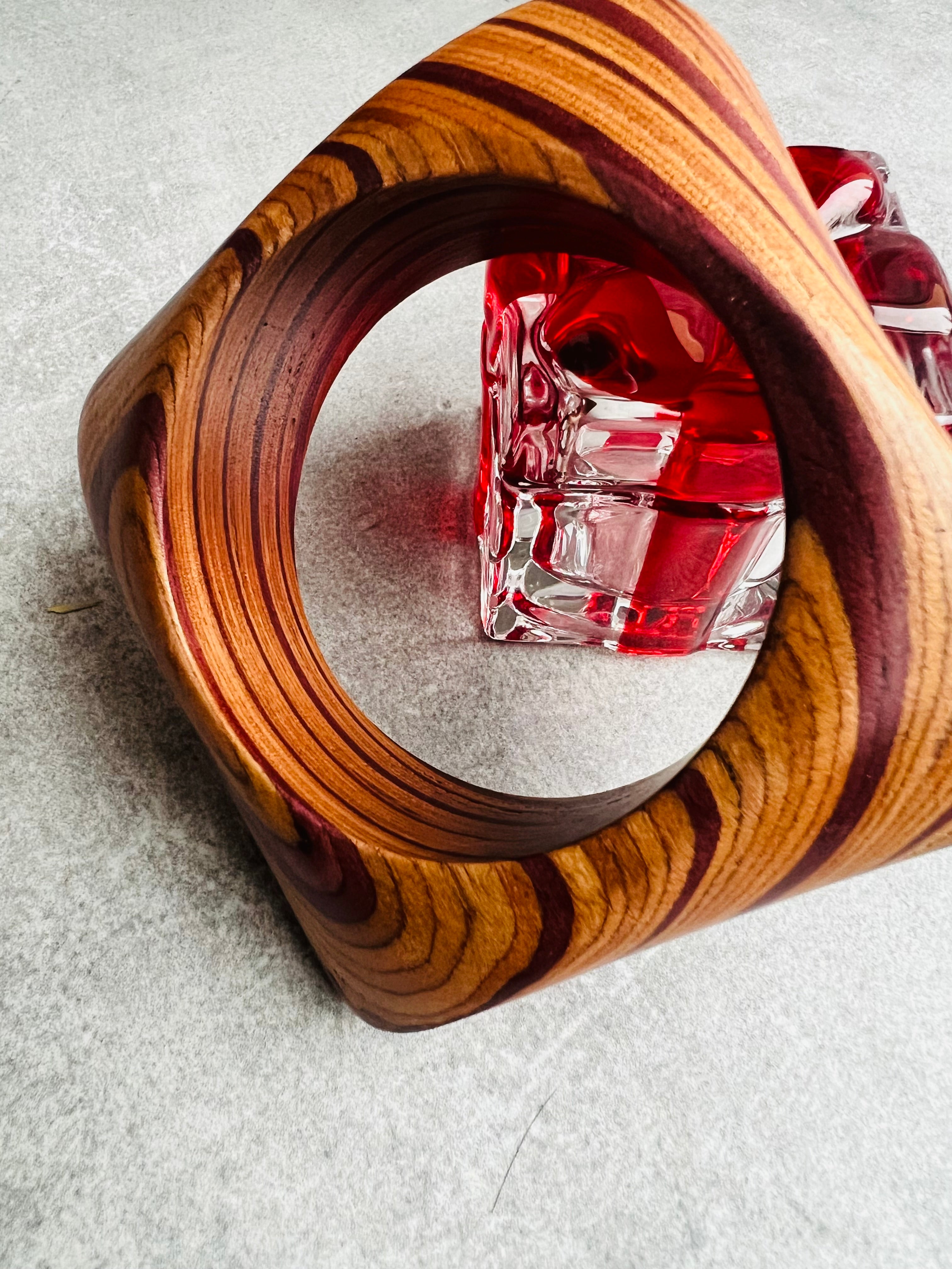 Bracelet FERGIE bois - Créations Uniques