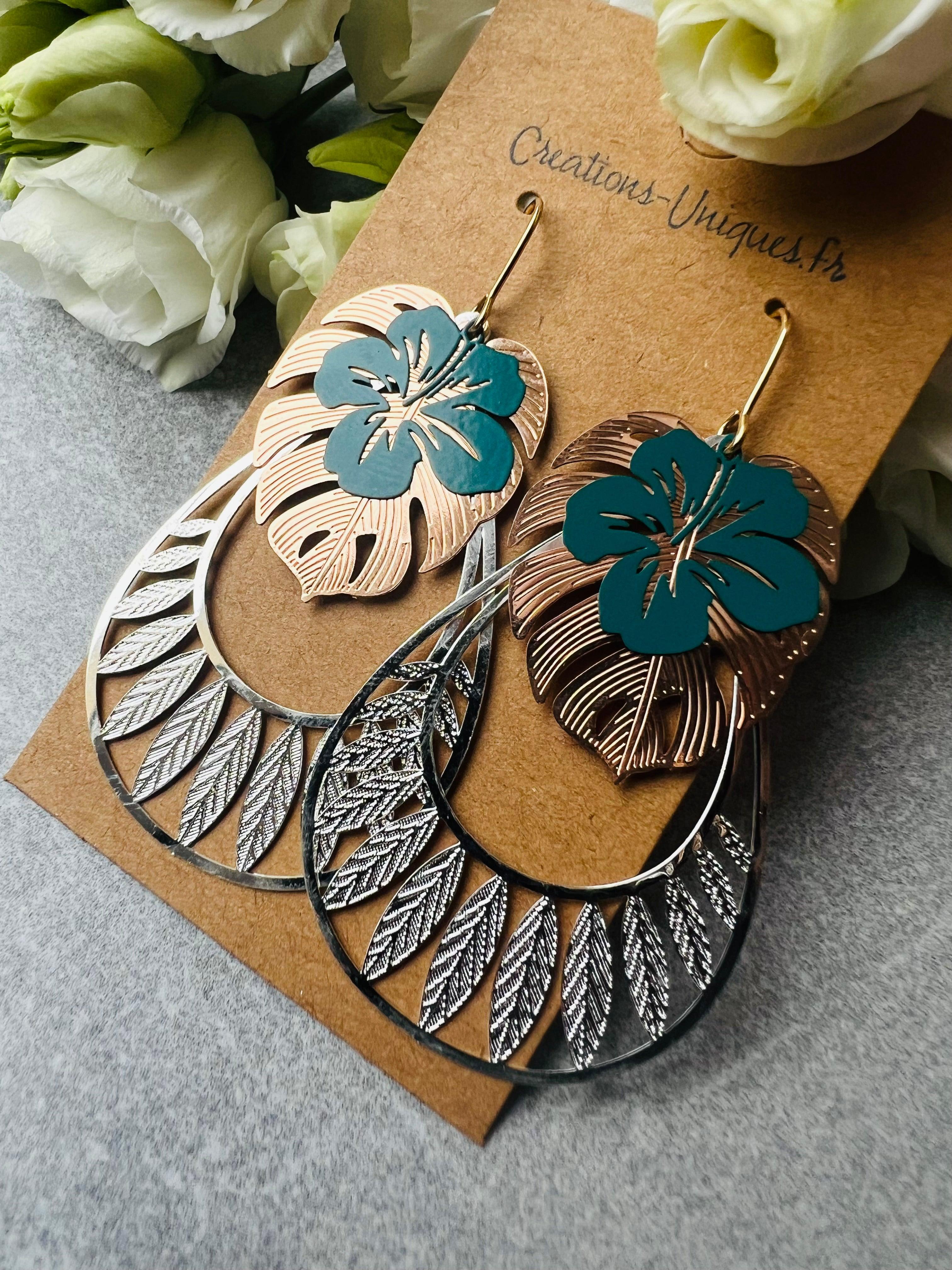 Boucles d’oreilles LUANA - Créations Uniques - Créations Uniques