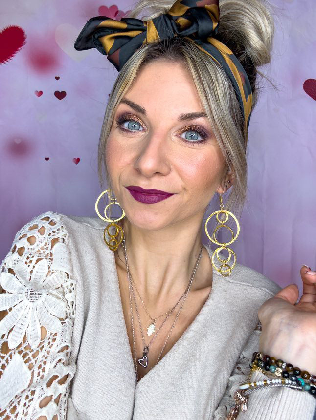 E56021 Boucles d'oreilles - Karine Sultan - Créations Uniques